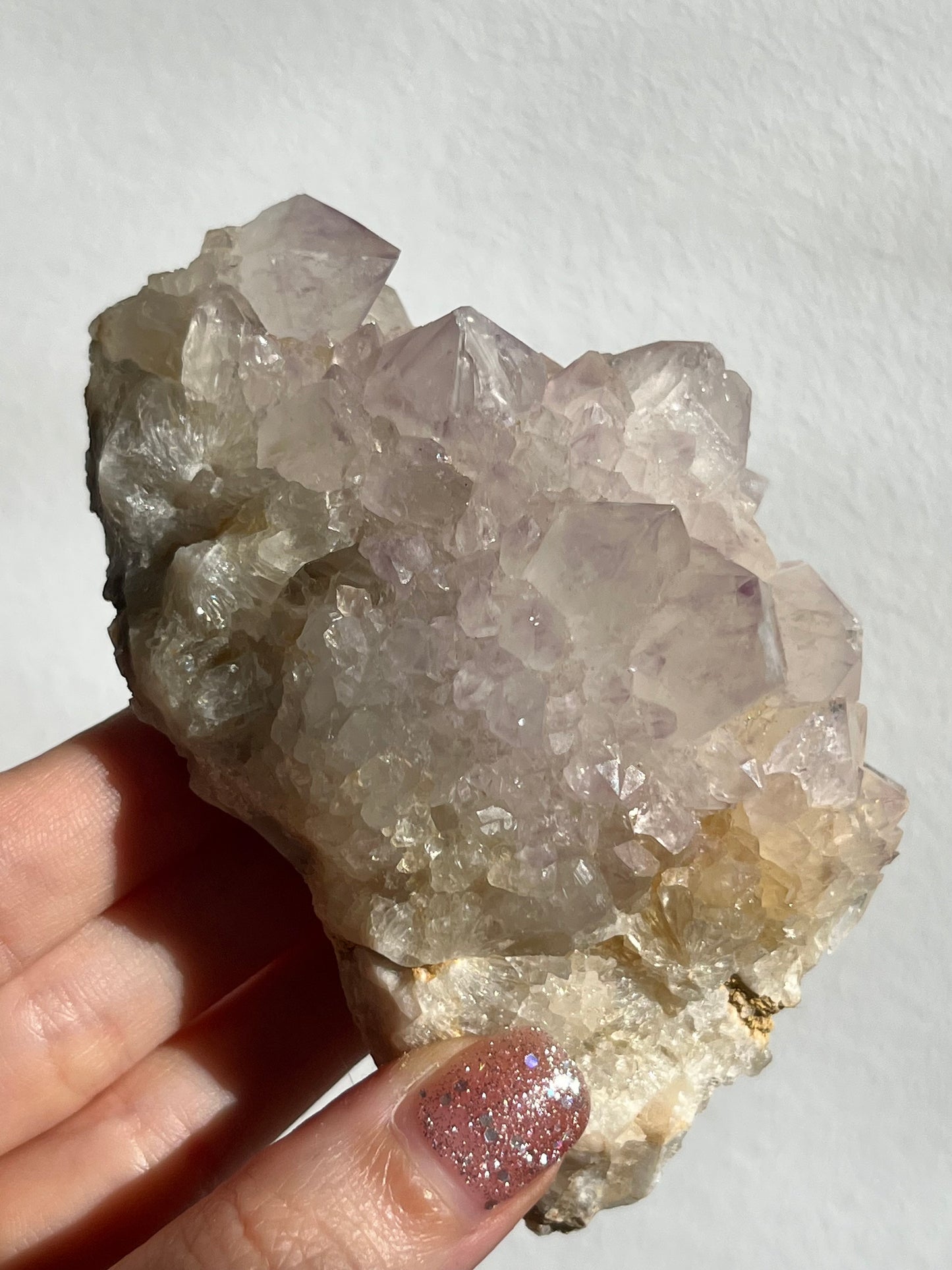 Lilac Spirit Amethyst Cluster w/Hematoid Inclusions #12