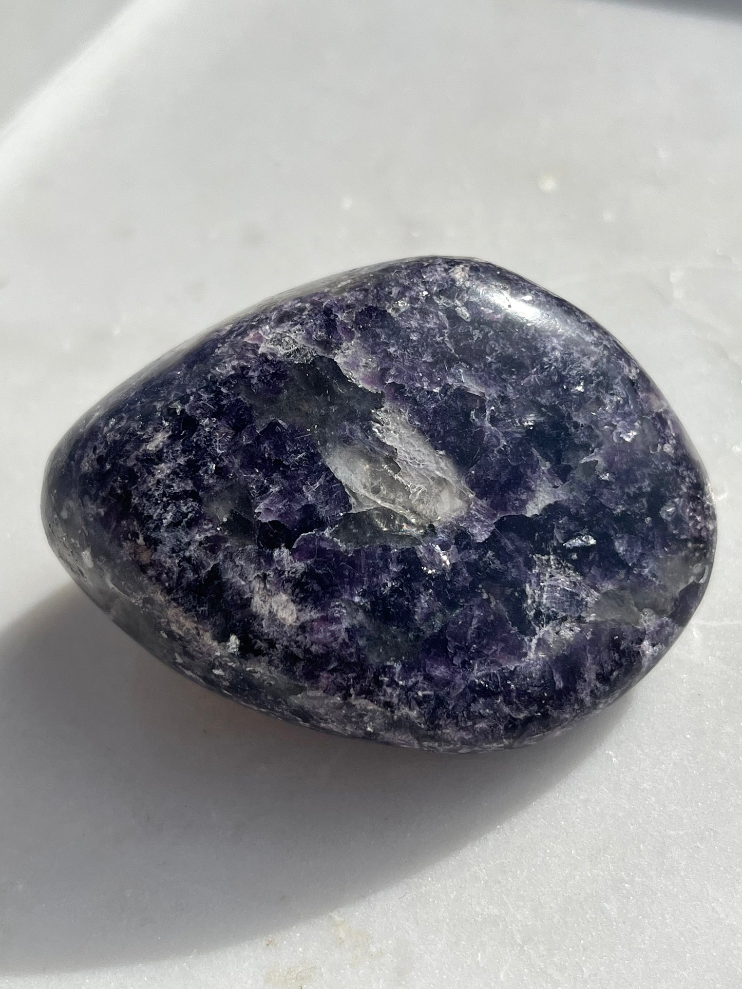 Lepidolite Freeform w/Smokey Quartz & Silver Mica #3