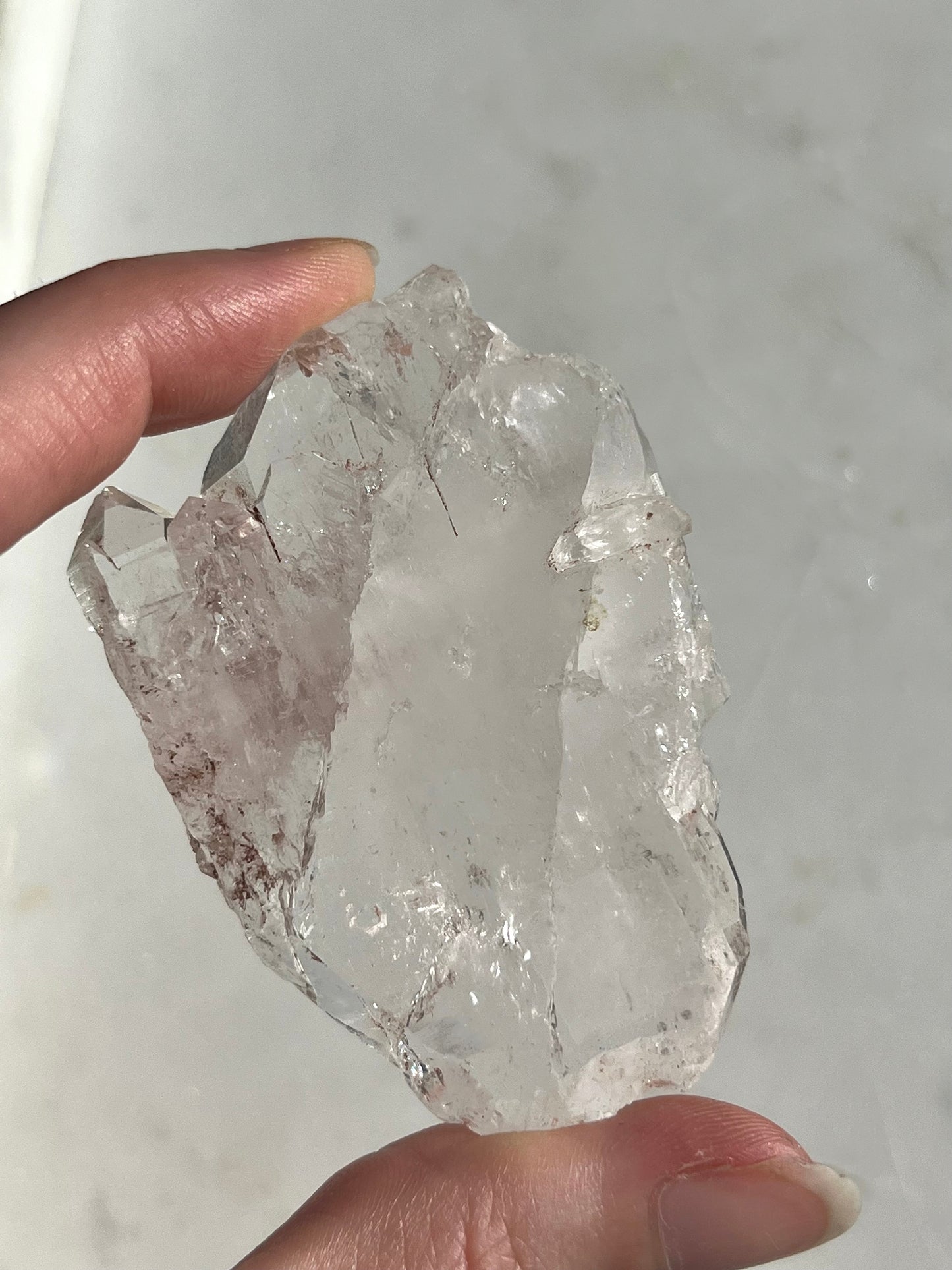 Colombian Faden Quartz Specimen w/Pink Lemurian Quartz #3