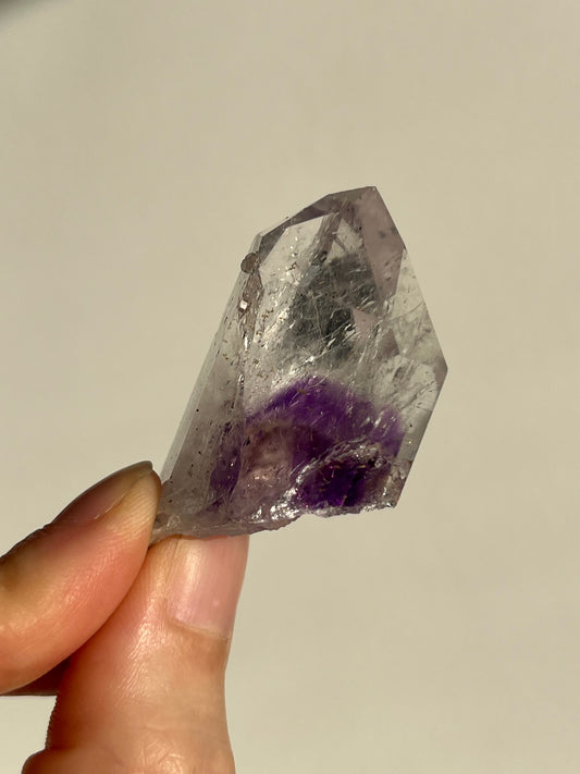 Streep Mine Quartz w/Phantom Amethyst Specimen #6