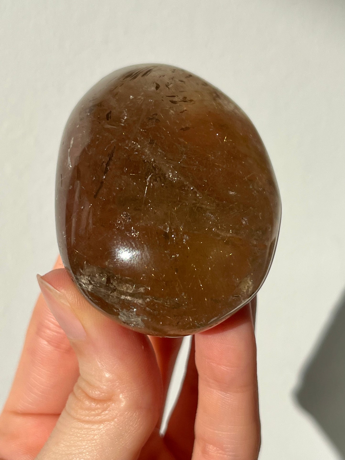 Golden Rutilated Quartz Lens #36