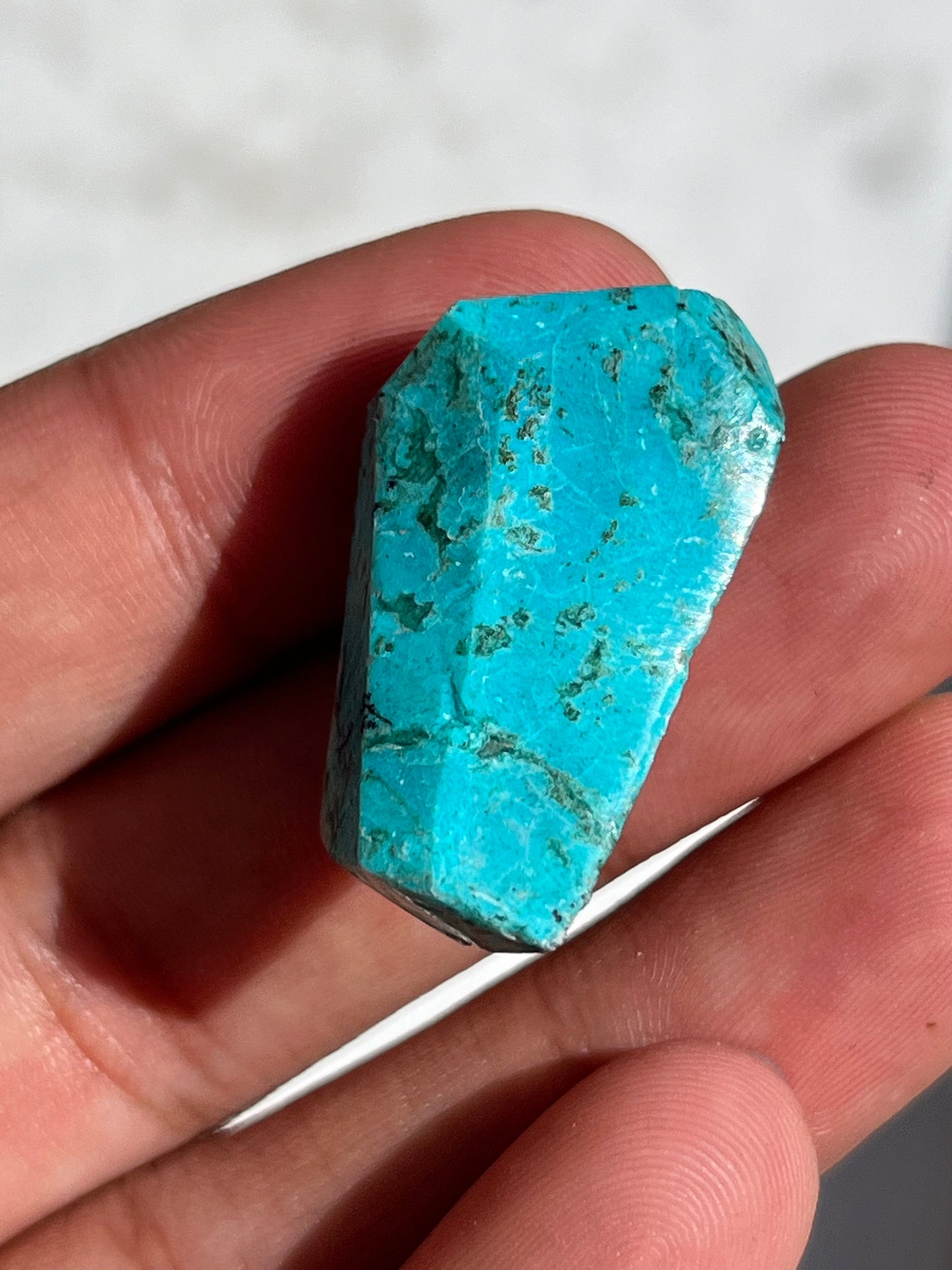Indonesian Chrysocolla Faceted Freeform (You Choose)