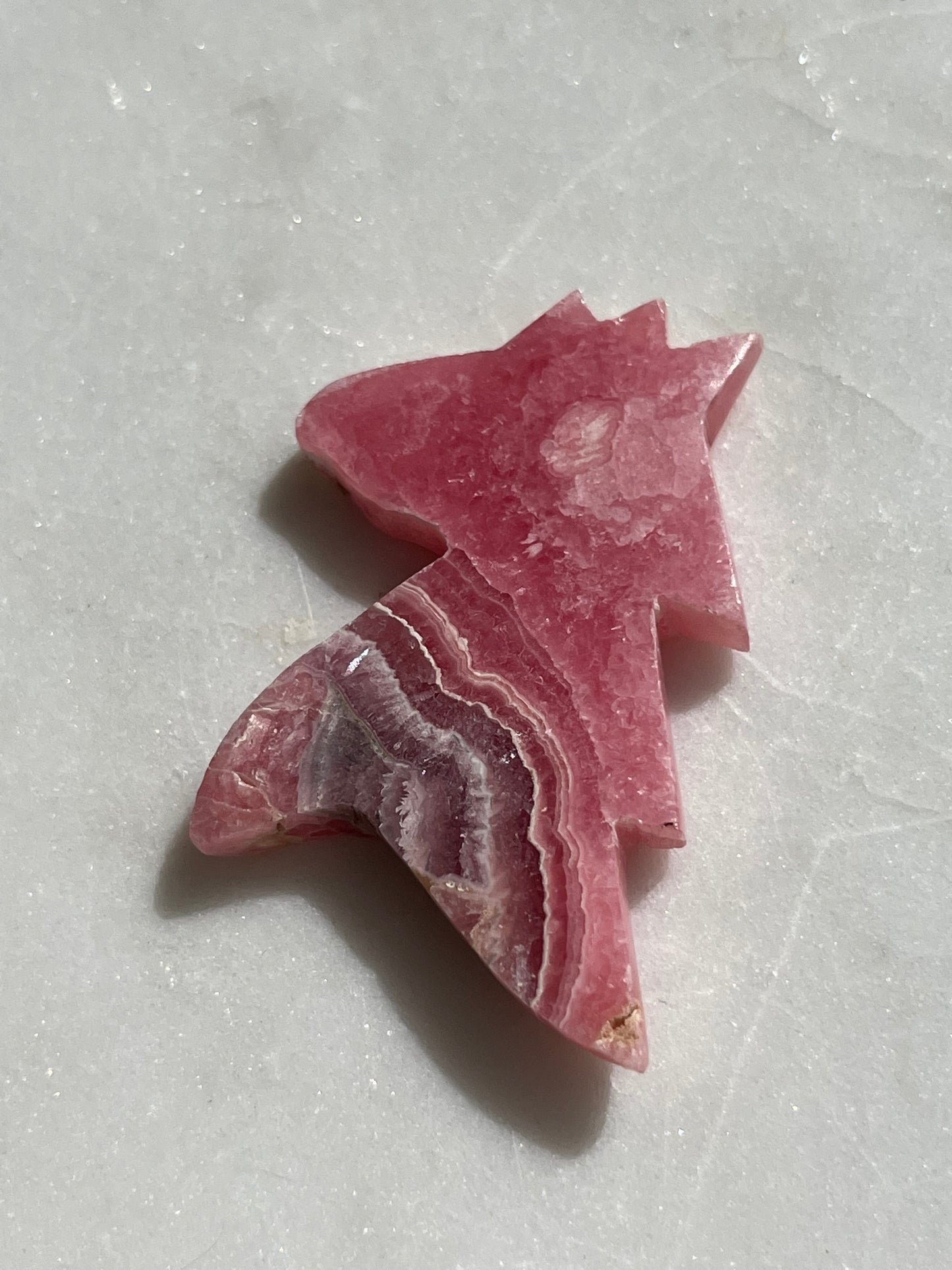 Rhodochrosite Unicorn Silhouette Carving (You Choose)