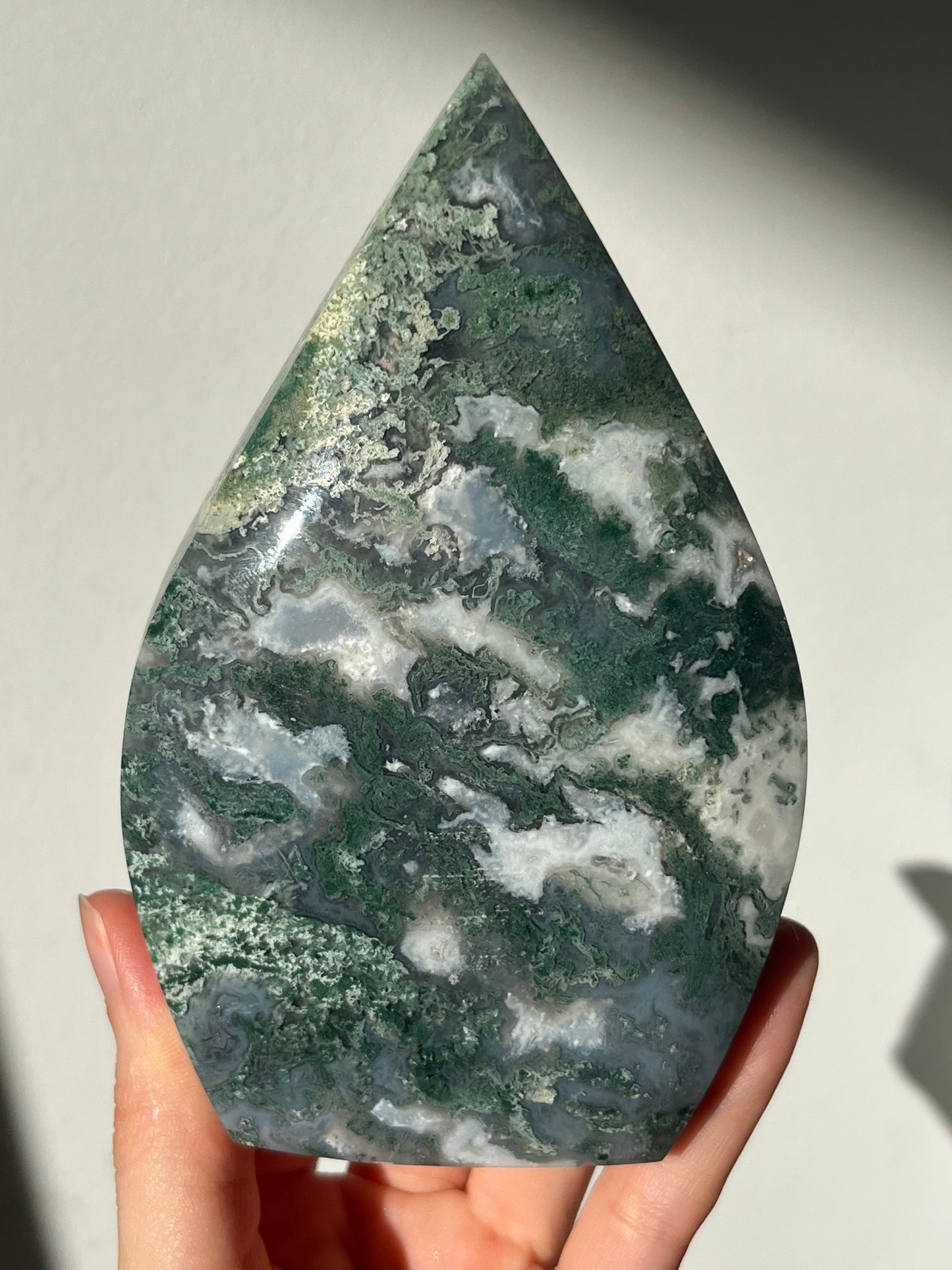 Moss in Chalcedony Flame #3