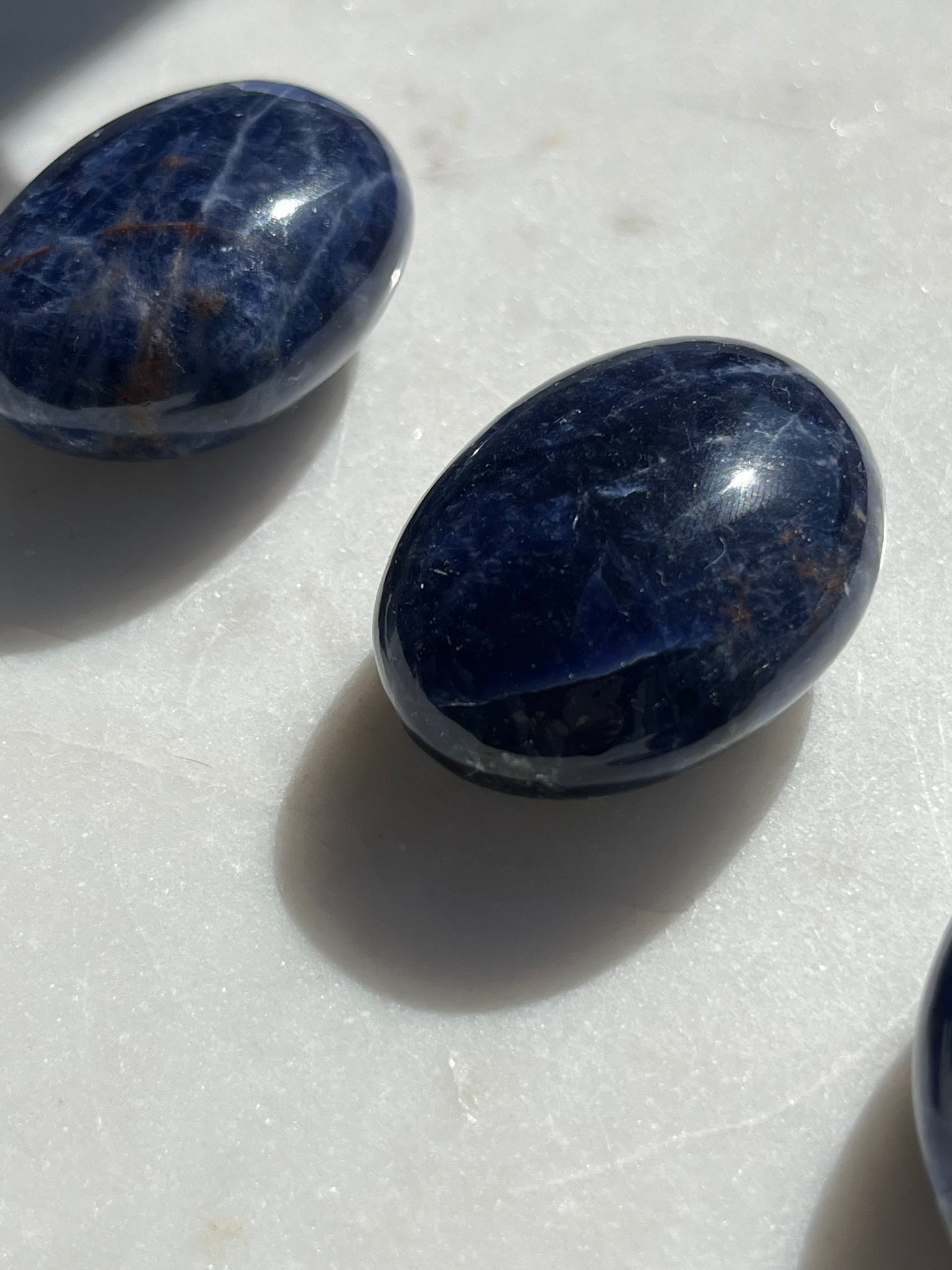 High Grade Sodalite Palmstone (You Choose)