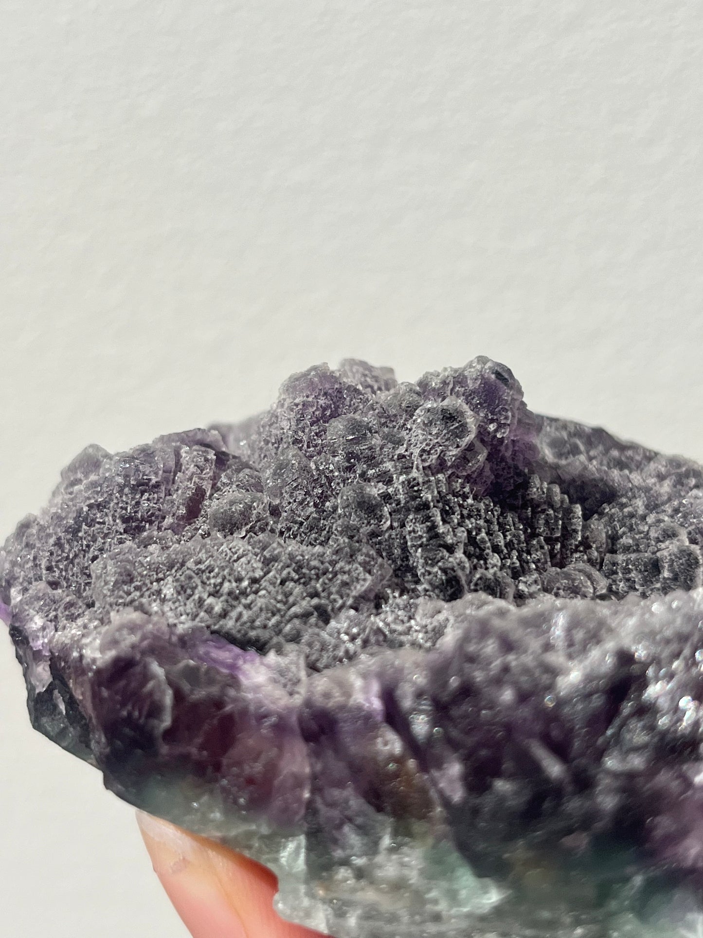Stepped Octahedral Purple Fluorite Specimen #2