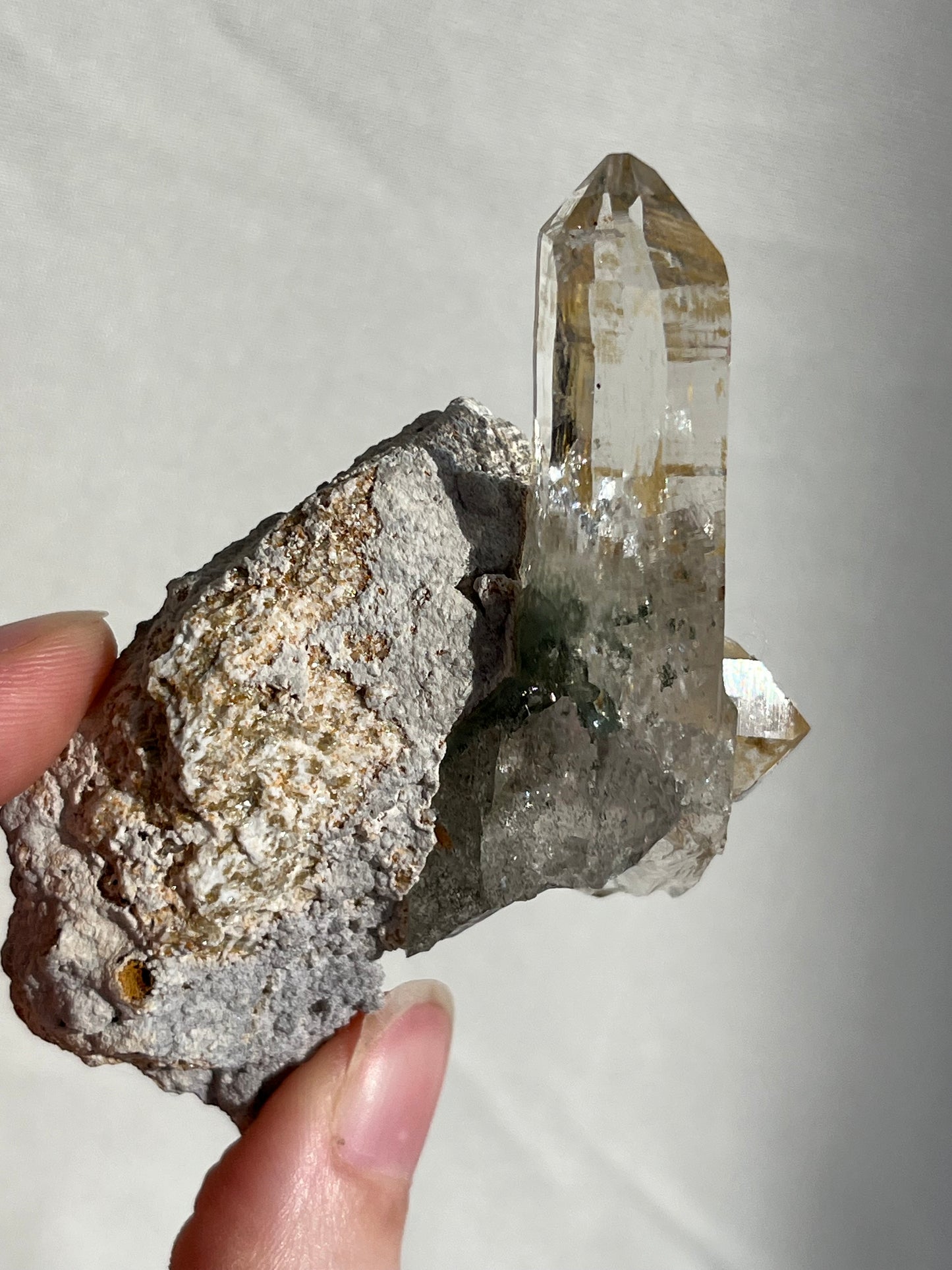 Chlorite Included Himalayan Quartz w/Muscovite #8