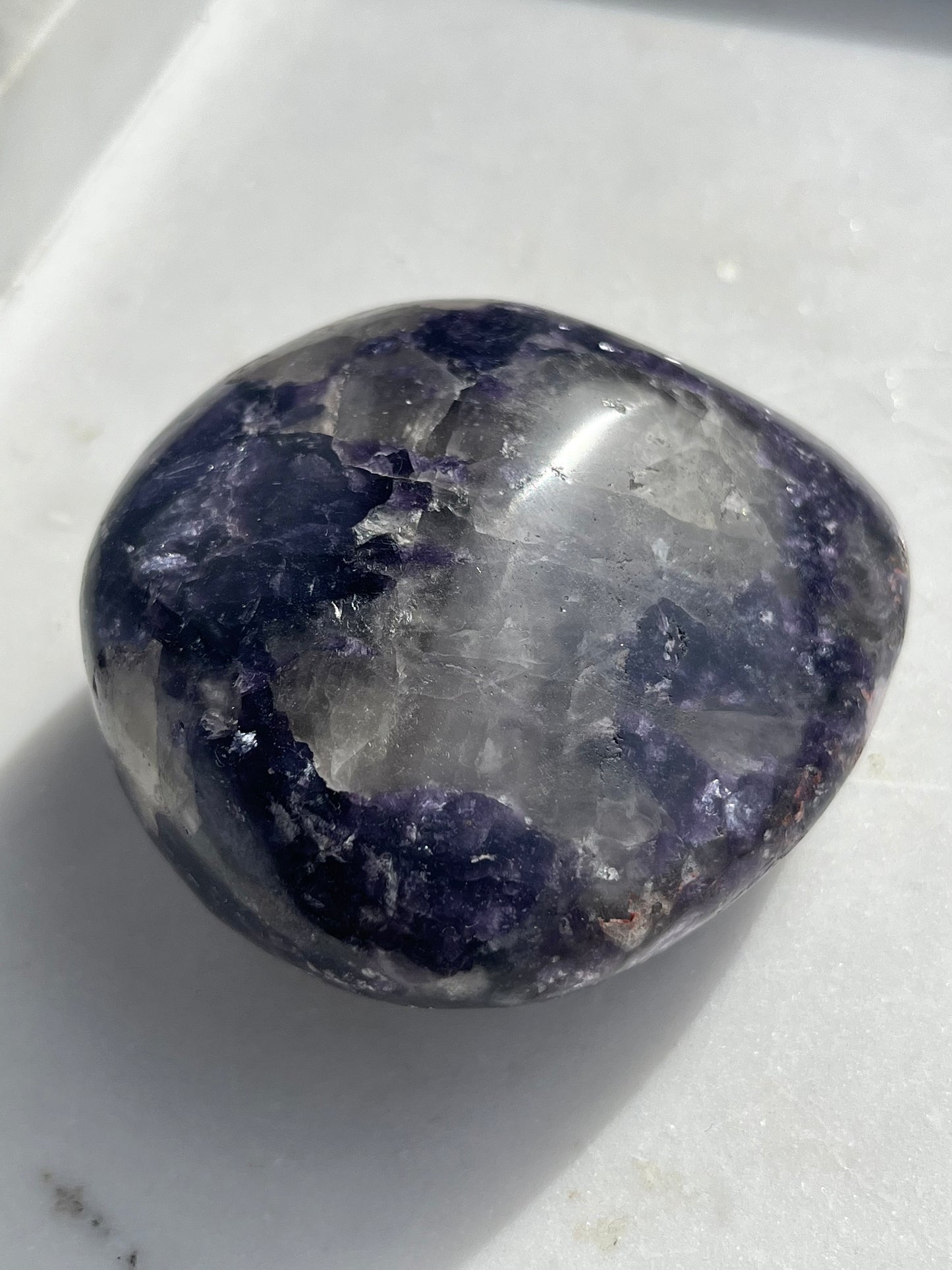 Lepidolite Freeform w/Smokey Quartz & Silver Mica #2