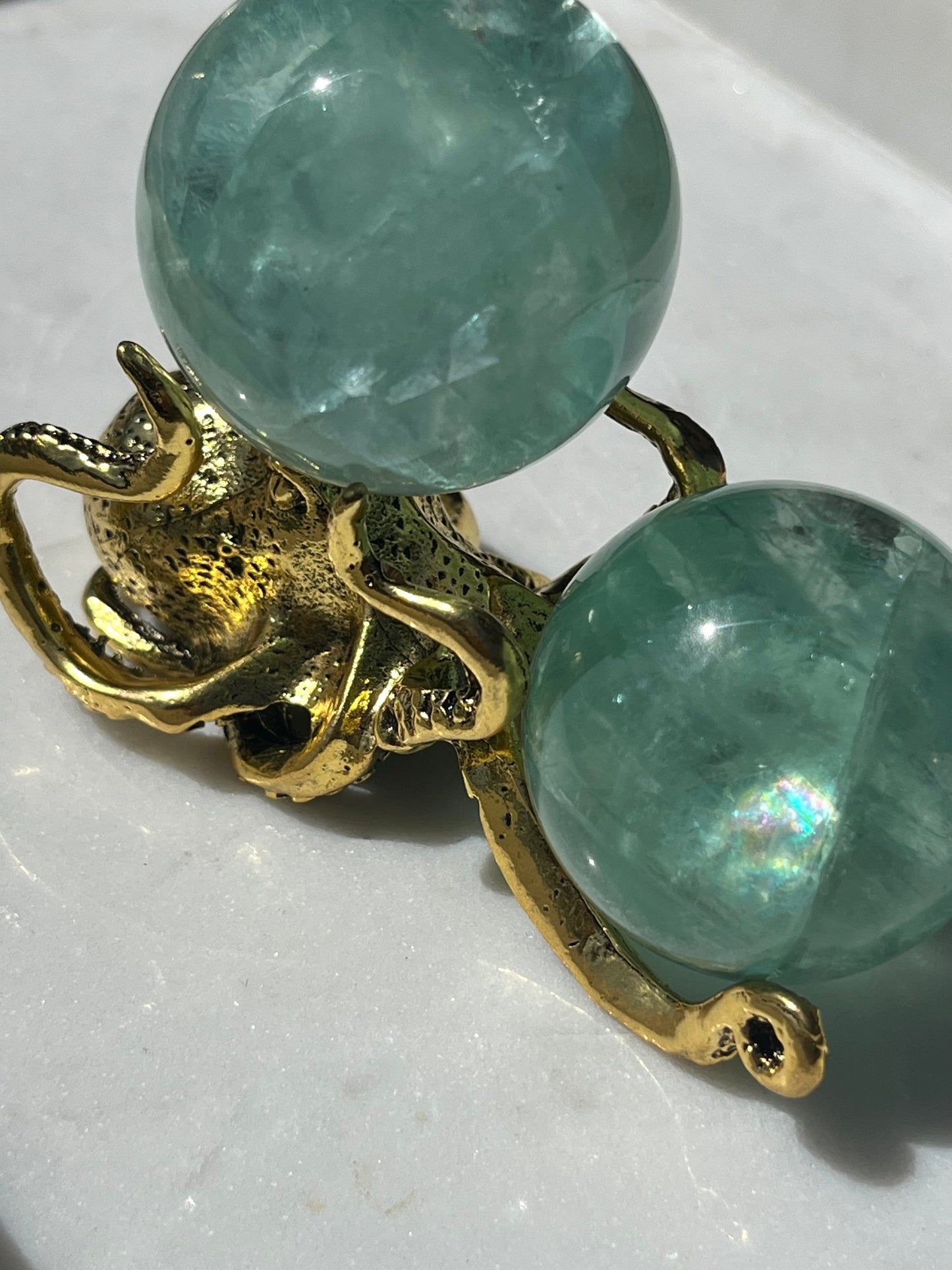 Gold Octopus Sphere Stand