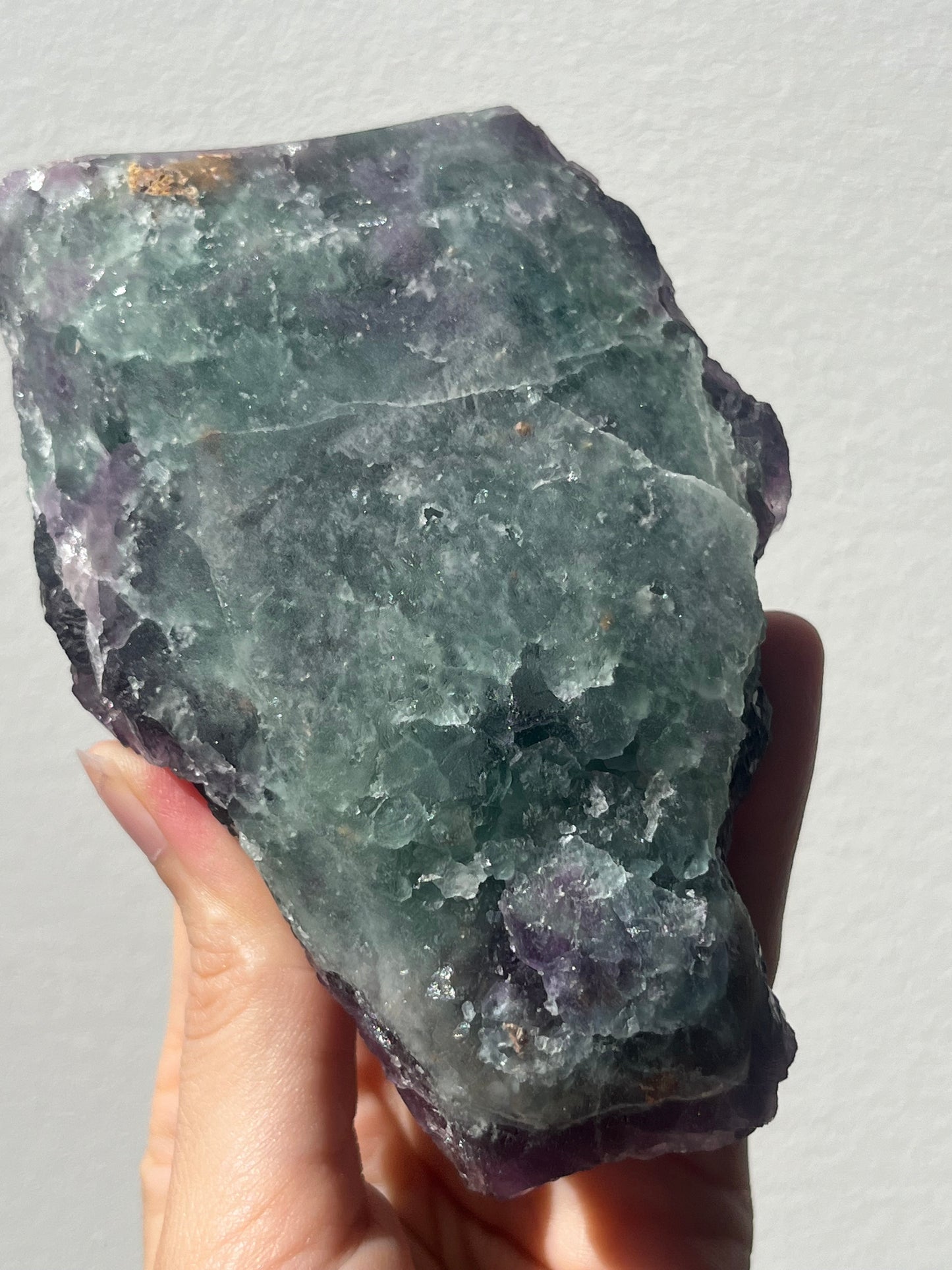 Stepped Octahedral Purple Fluorite Specimen #2