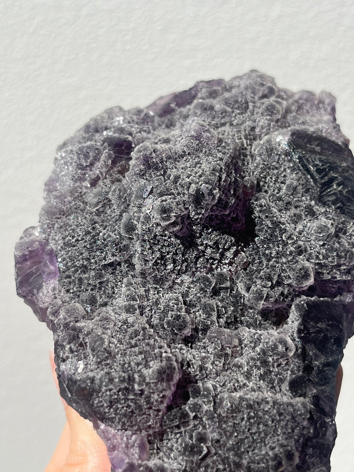 Stepped Octahedral Purple Fluorite Specimen #2