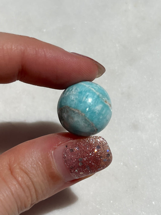 Blue Aragonite Mini Sphere