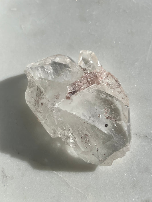 Colombian Faden Quartz Specimen w/Pink Lemurian Quartz #3