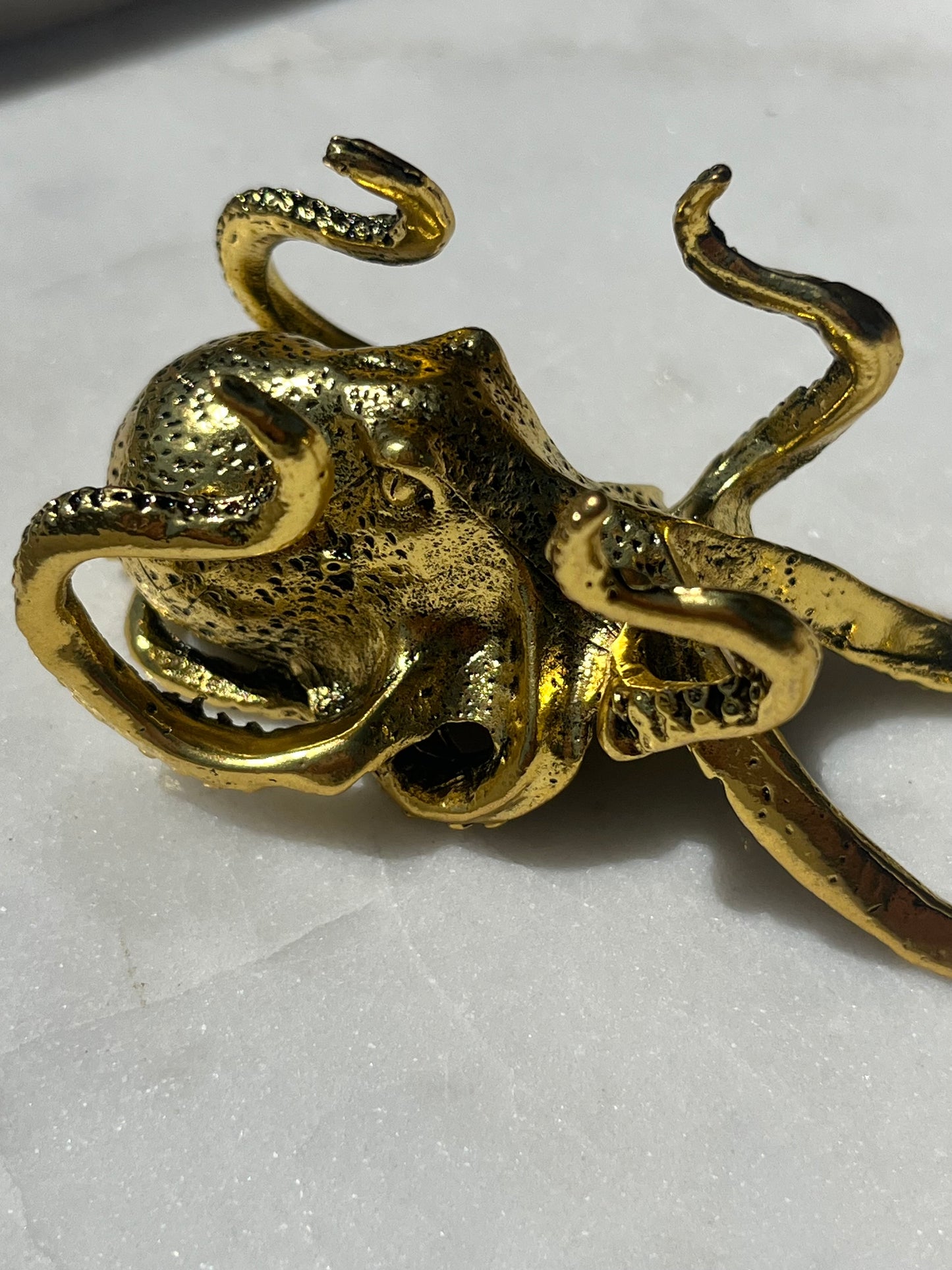 Gold Octopus Sphere Stand