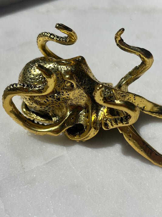 Gold Octopus Sphere Stand