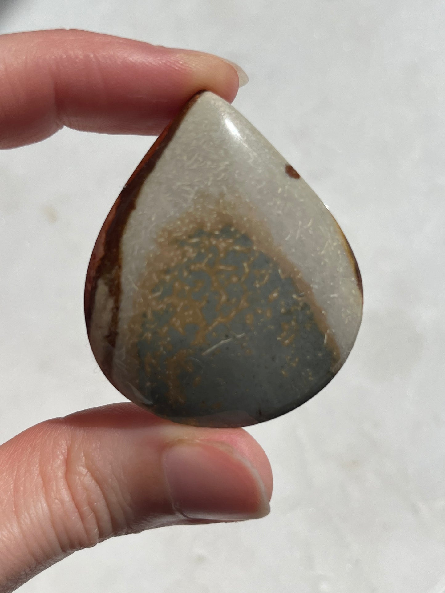 Cabujón de jaspe policromado de grado (usted elige)