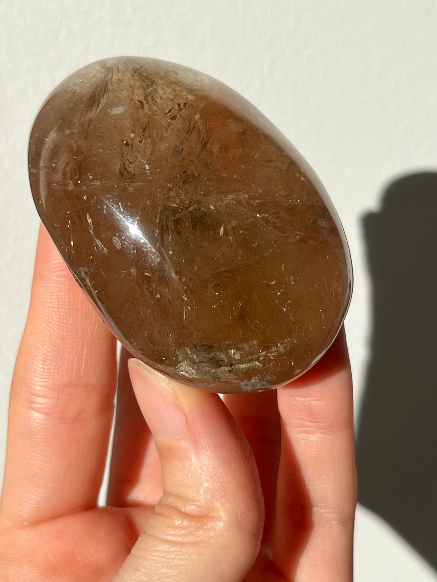 Golden Rutilated Quartz Lens #36