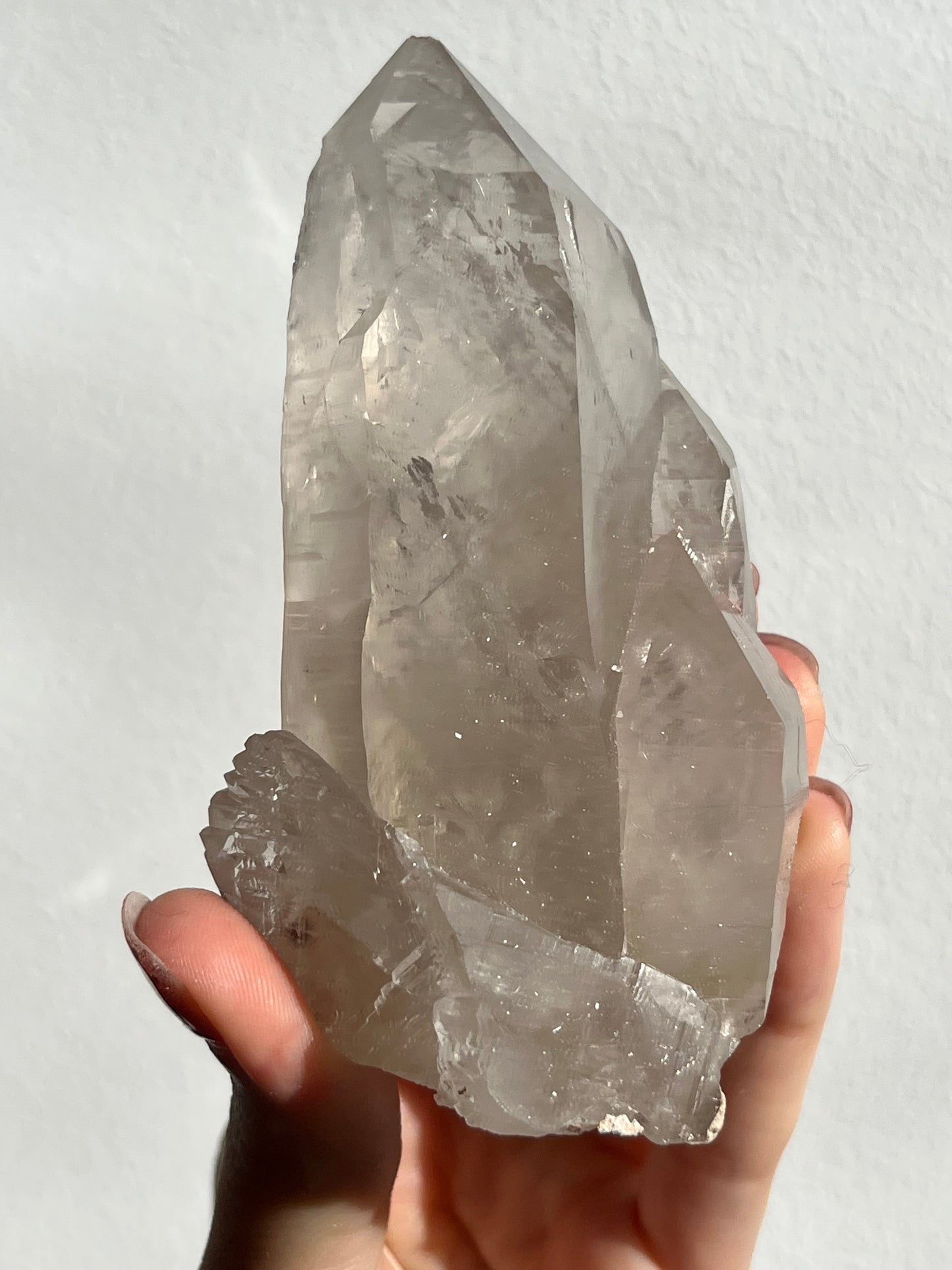 Himalayan Smokey Quartz Cluster w/Etched Features #9