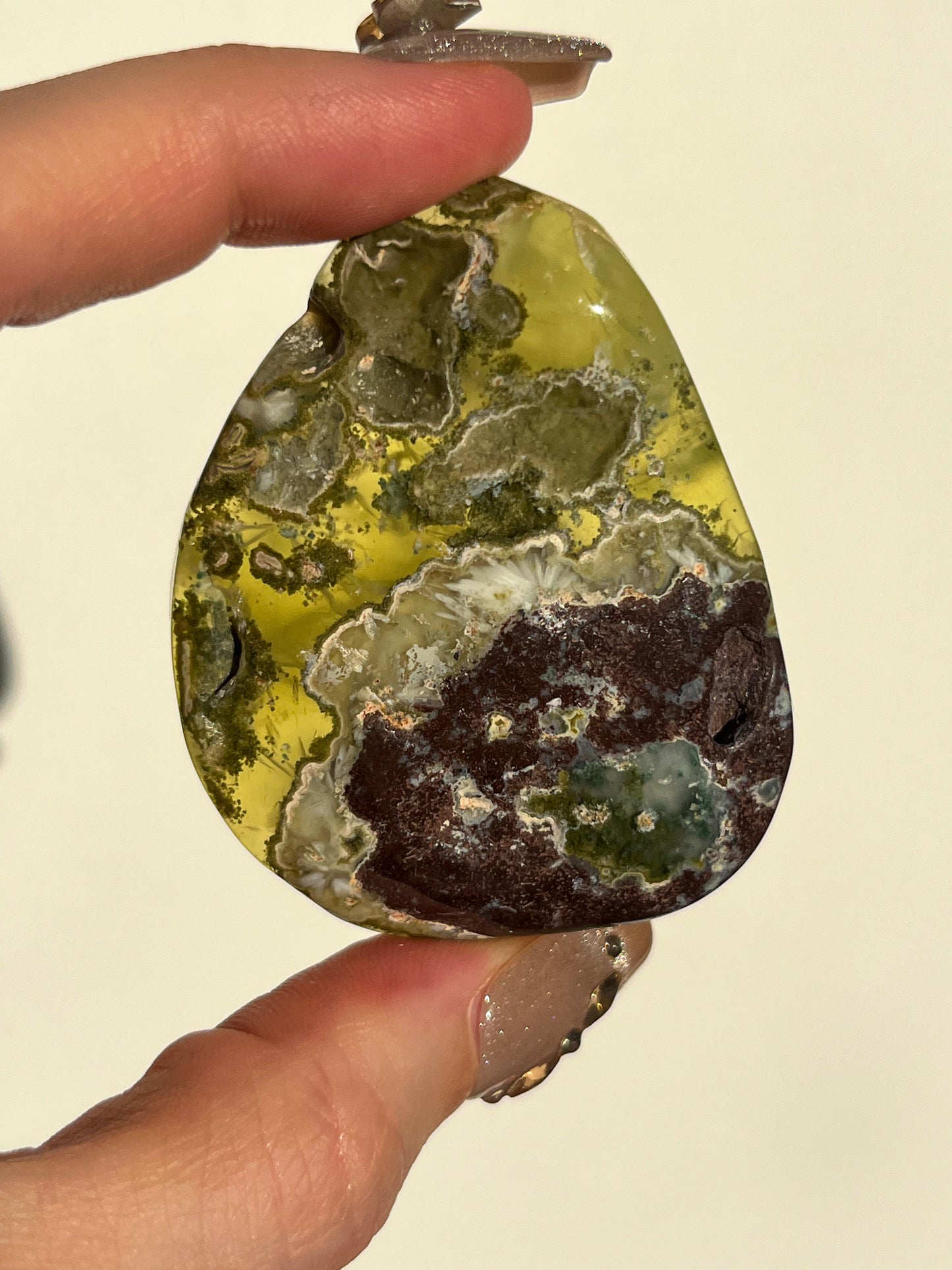 AA Grade Australian Prehnite & Natrolite Polished Freeform #C