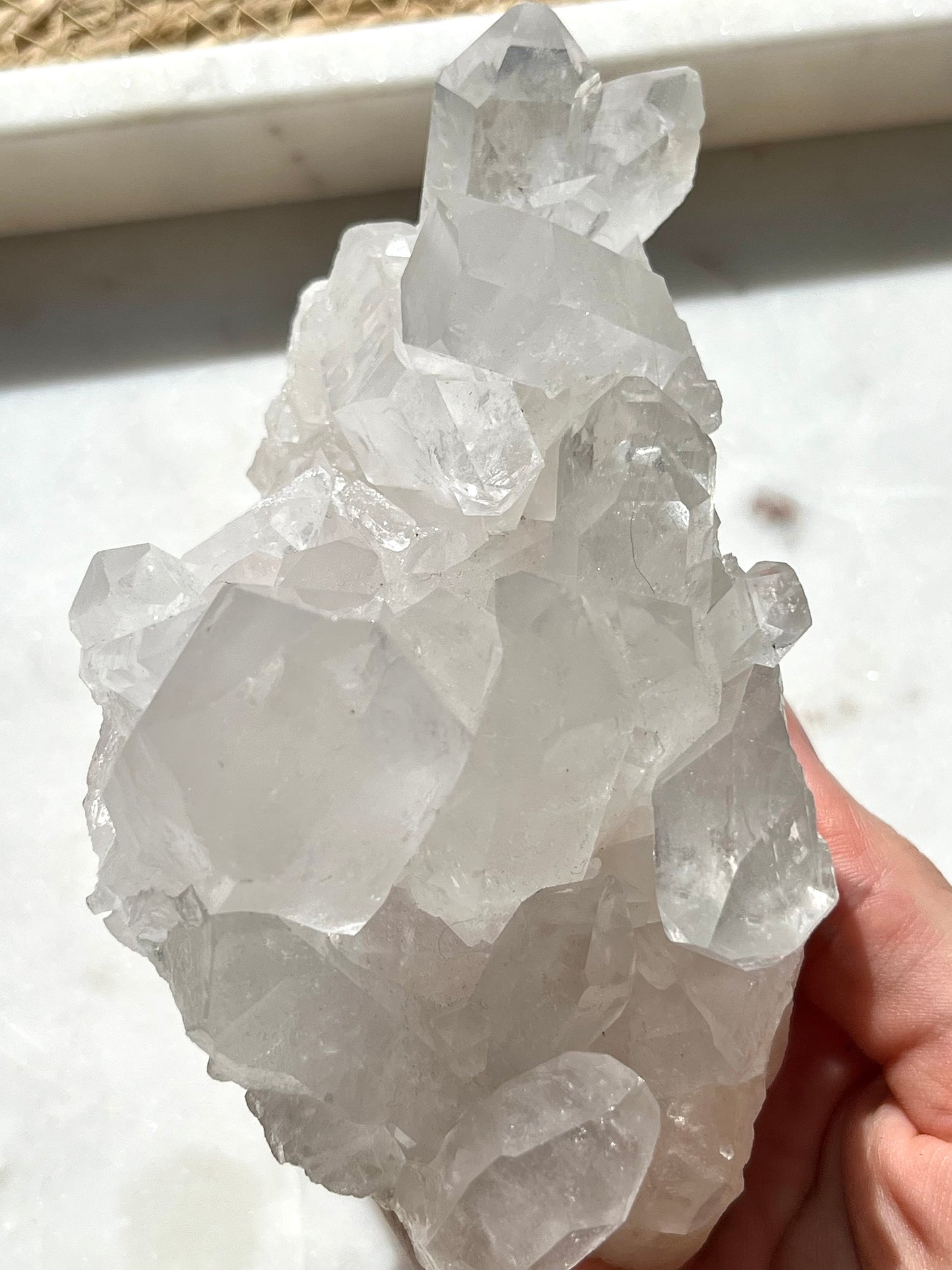 巴西透明石英簇 #7