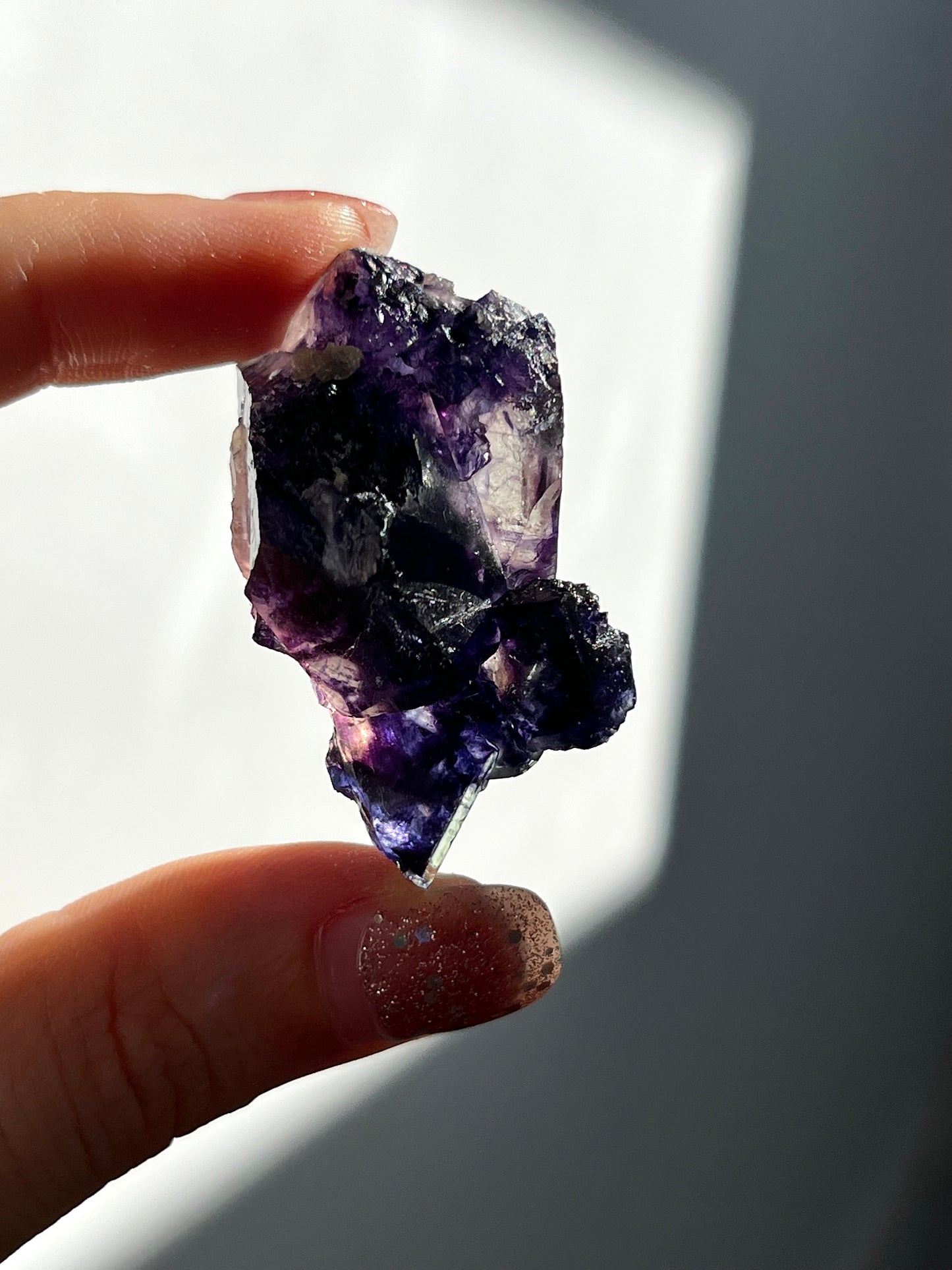 Multicolour Yindu Phantom Fluorite Specimen - some with enhydro bubbles (You Choose)