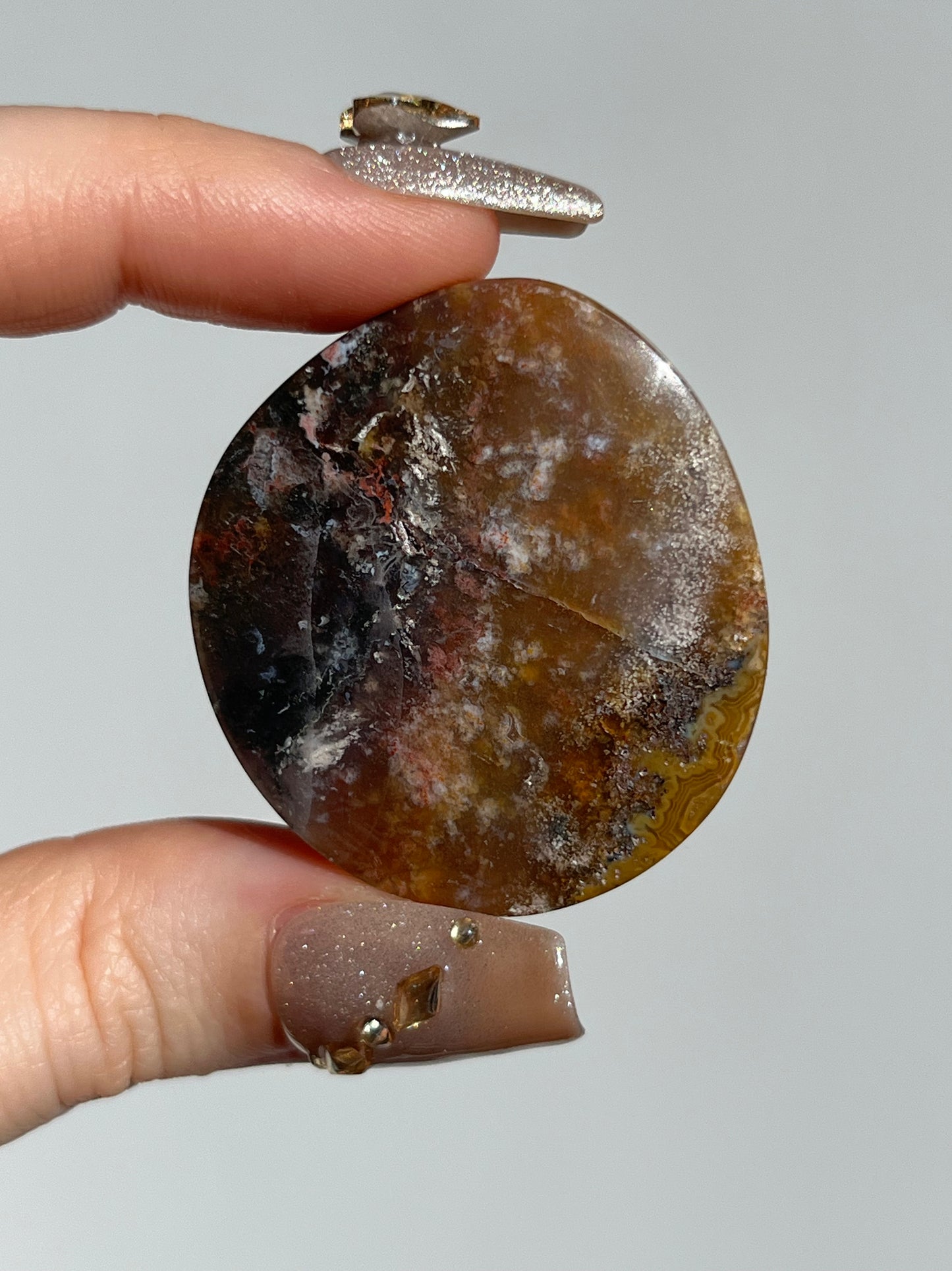 Agatised Petrified Wood Flatstone (You Choose)