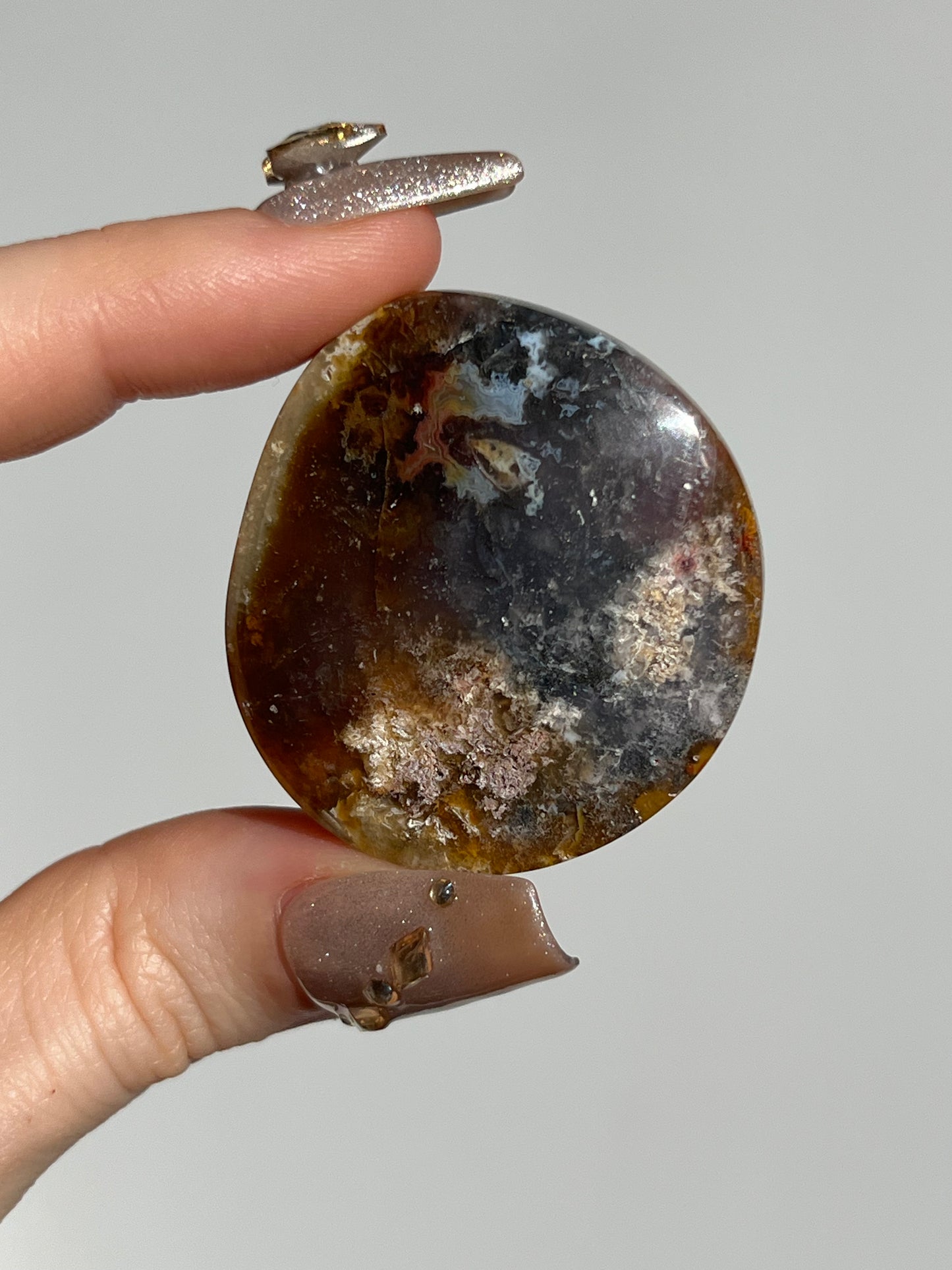 Agatised Petrified Wood Flatstone (You Choose)