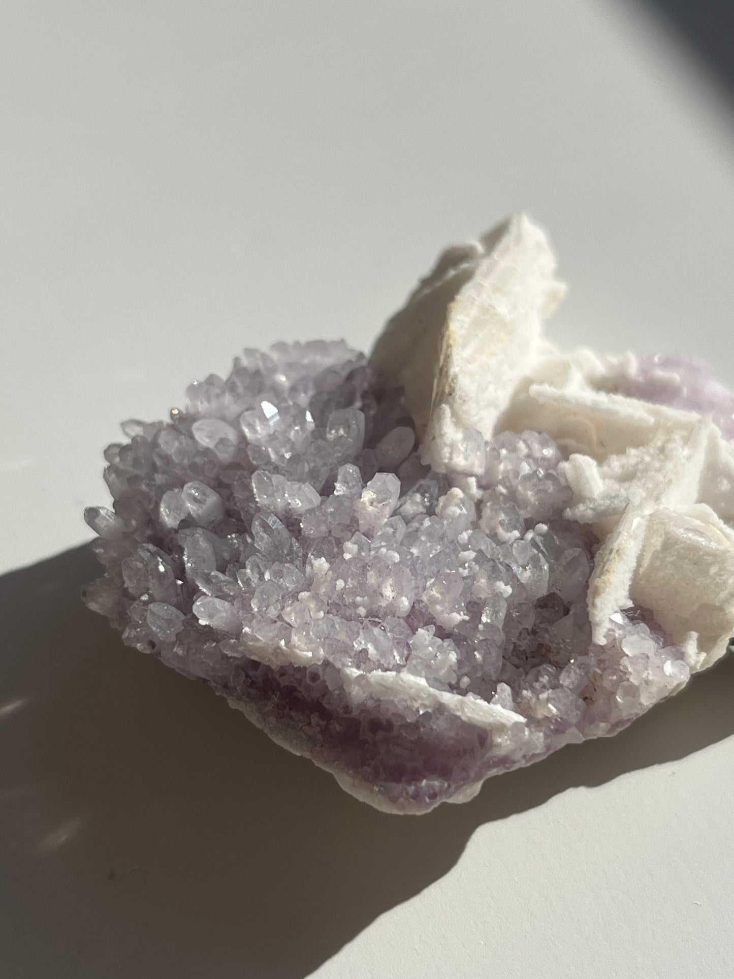 Amethyst with Calcite Specimen
