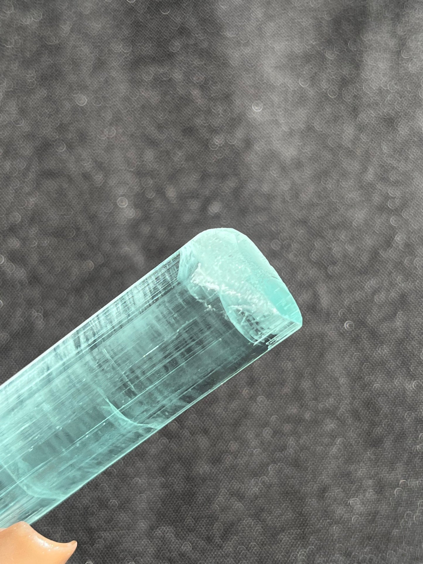 'Chanan' Aquamarine Specimen with Fingerprint Pattern in Termination C (Collector’s Choice)