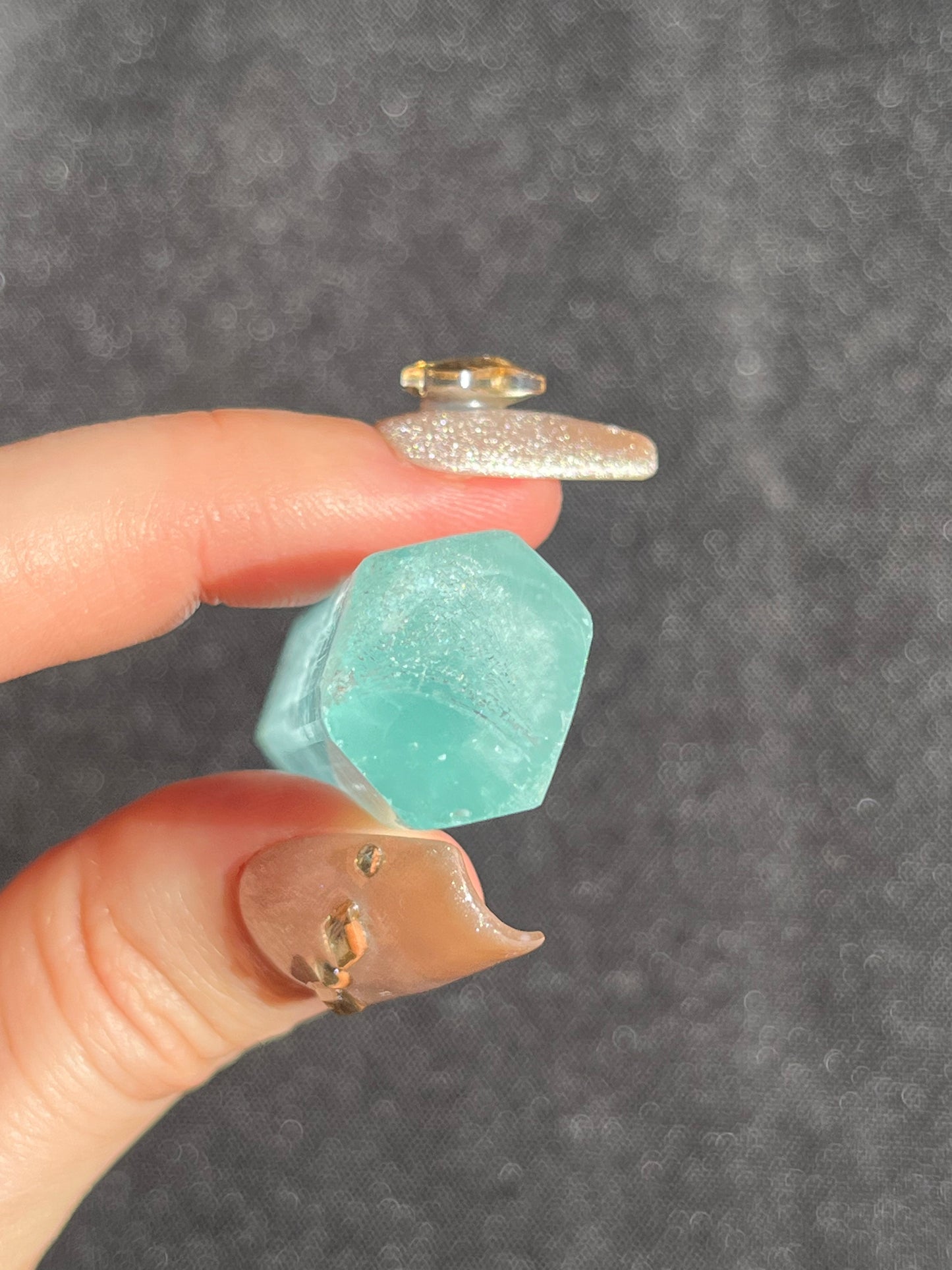 'Chanan' Aquamarine Specimen with Fingerprint Pattern in Termination C (Collector’s Choice)