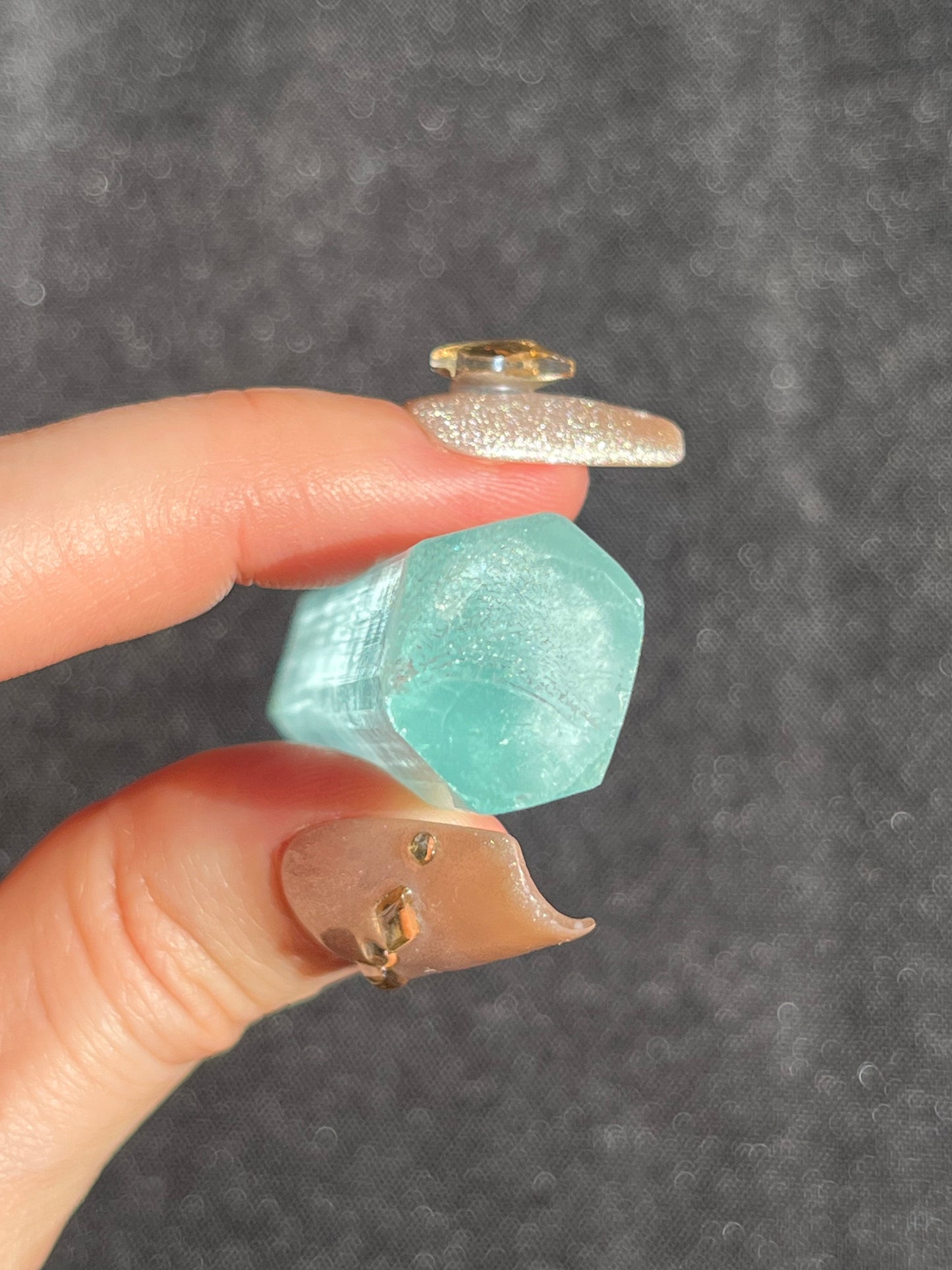 'Chanan' Aquamarine Specimen with Fingerprint Pattern in Termination C (Collector’s Choice)