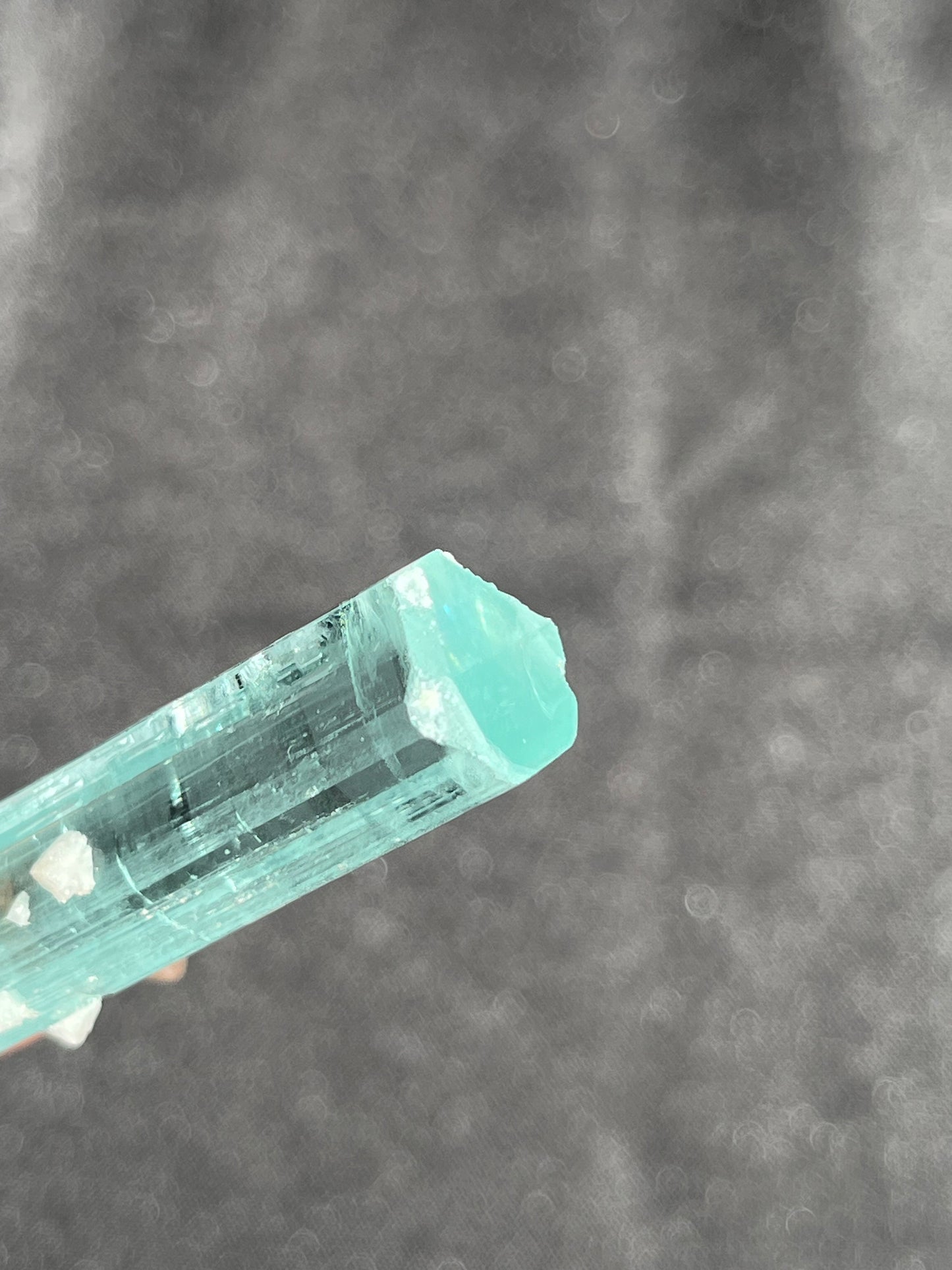 “Kali” Aquamarine with Feldspar, Schorl Black Tourmaline and Spessartine Garnet Specimen D (Collector’s Choice)