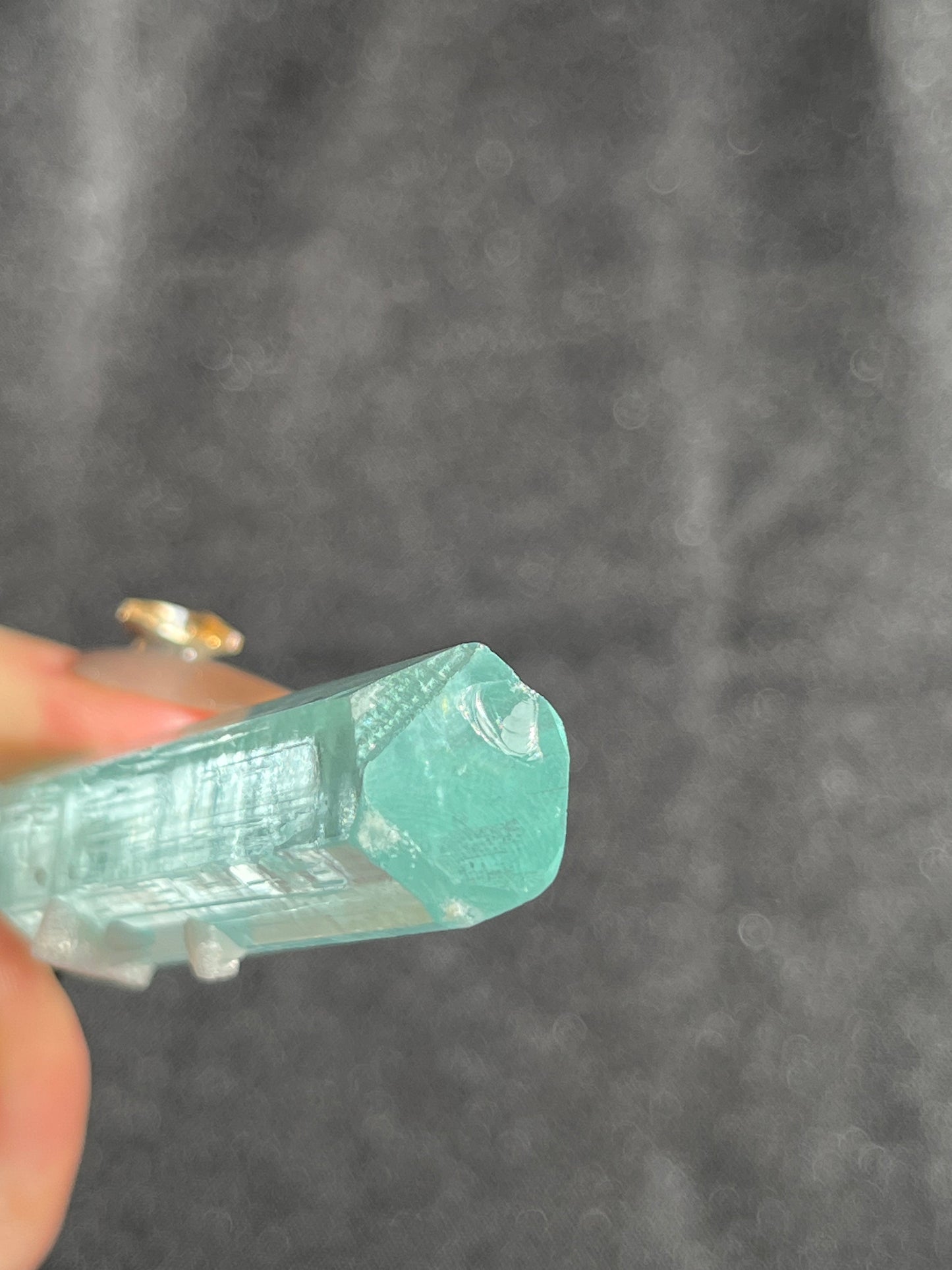 “Kali” Aquamarine with Feldspar, Schorl Black Tourmaline and Spessartine Garnet Specimen D (Collector’s Choice)