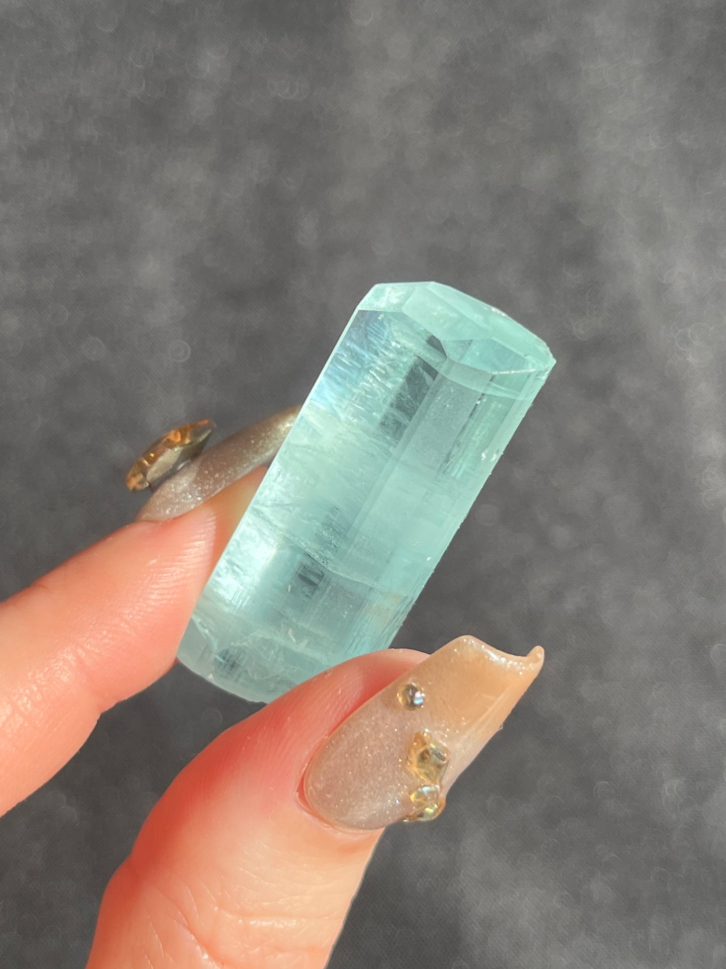 Aquamarine Specimen with Natural Faceted Termination N