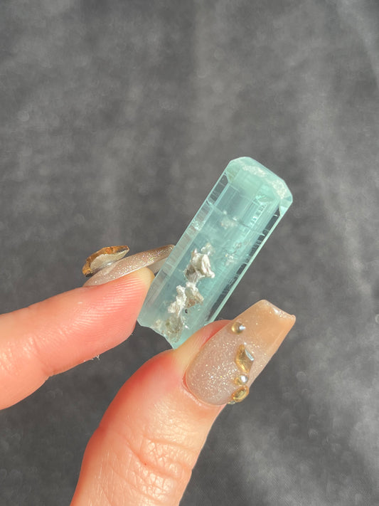 Aquamarine with Muscovite Specimen O