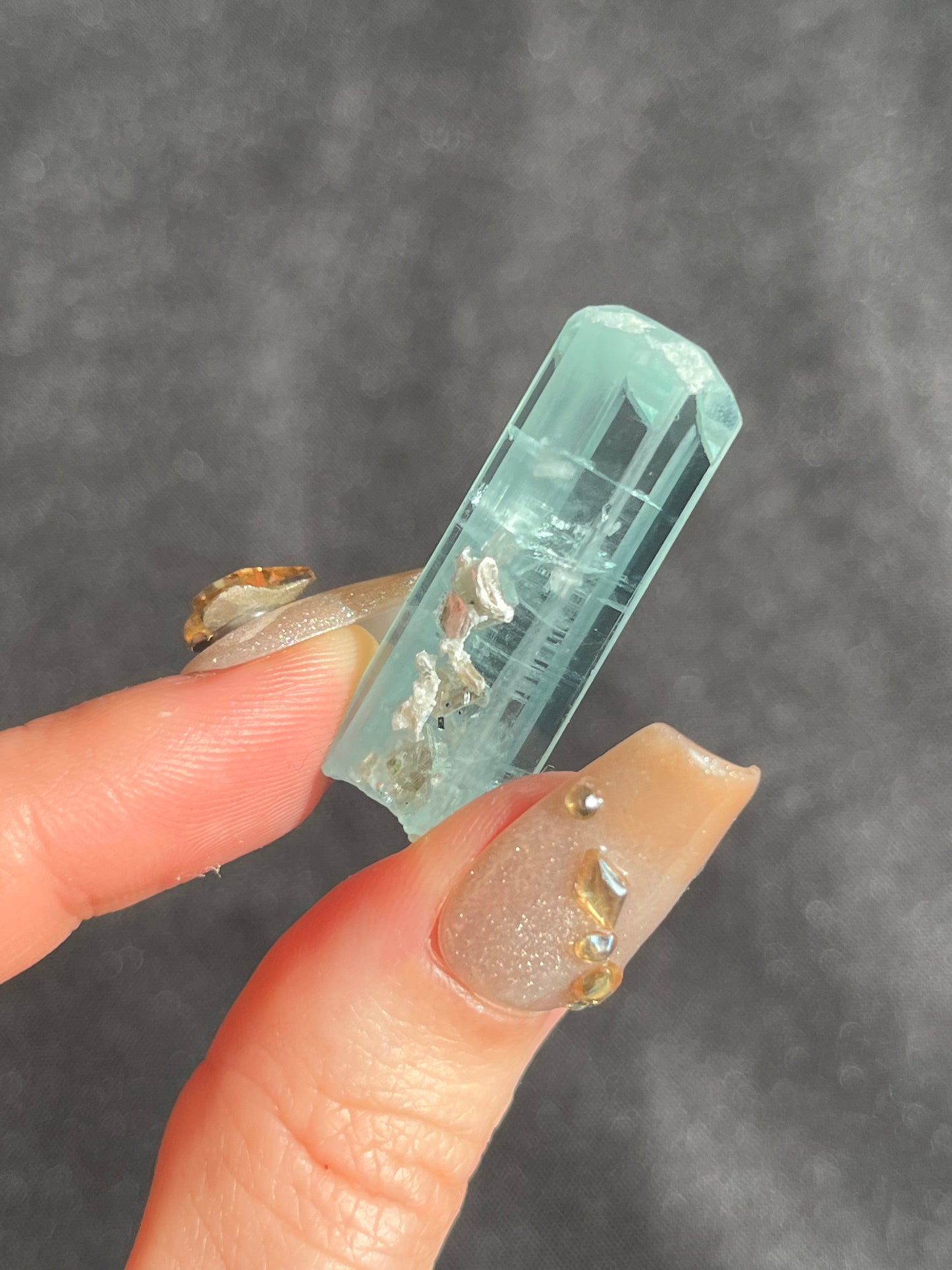 Aquamarine with Muscovite Specimen O