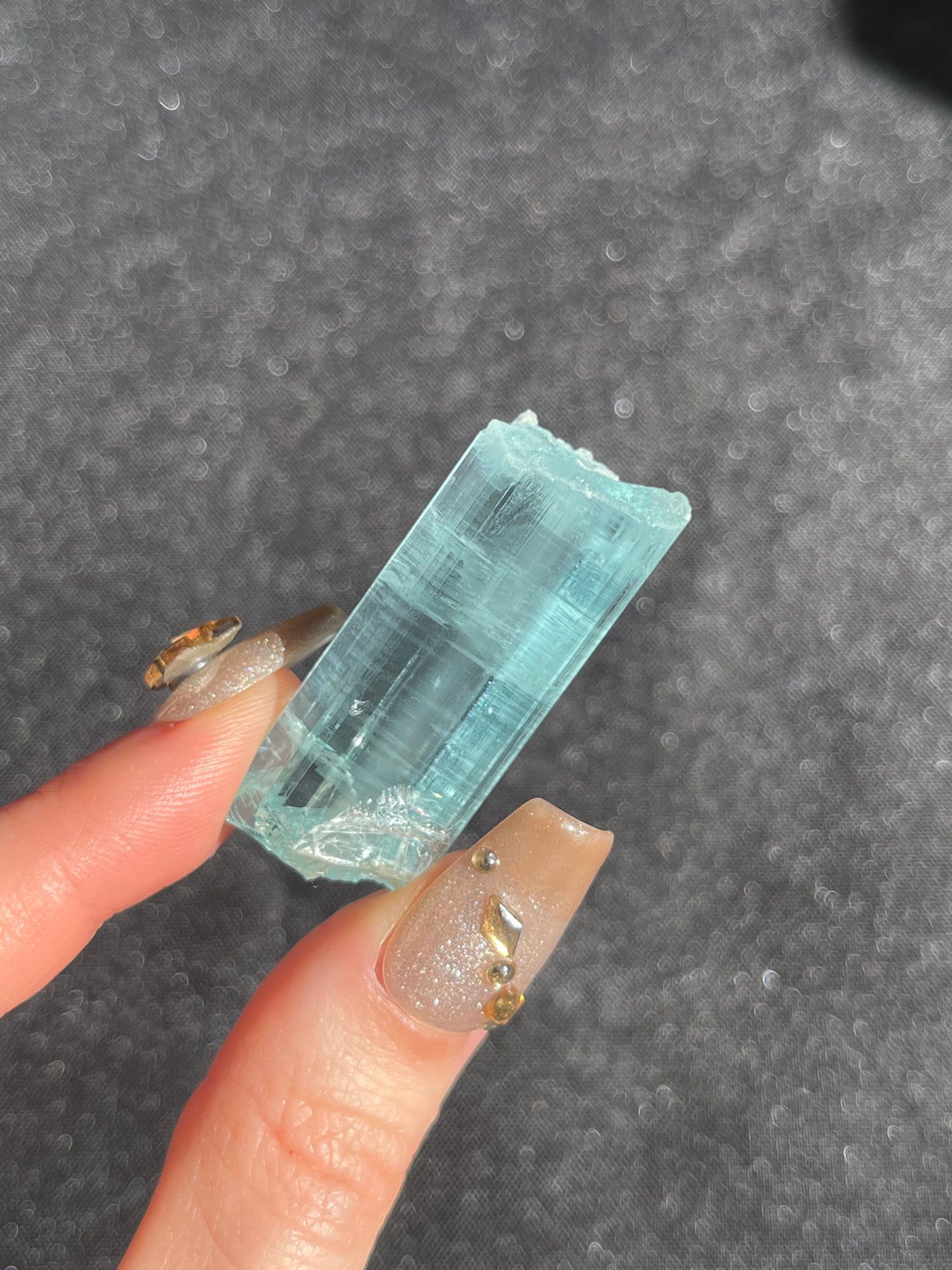 Aquamarine with Natural Etched Termination Specimen R