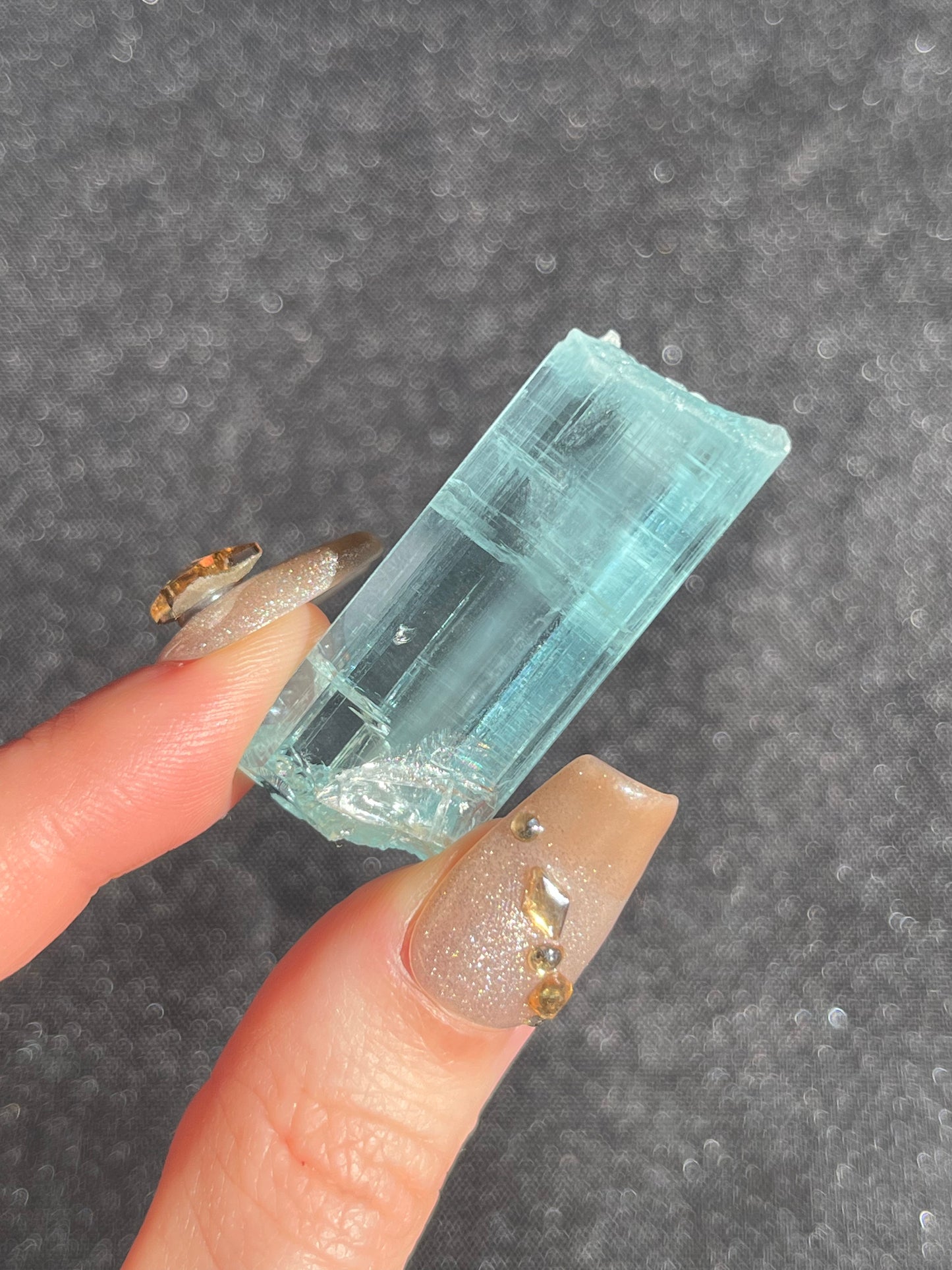 Aquamarine with Natural Etched Termination Specimen R