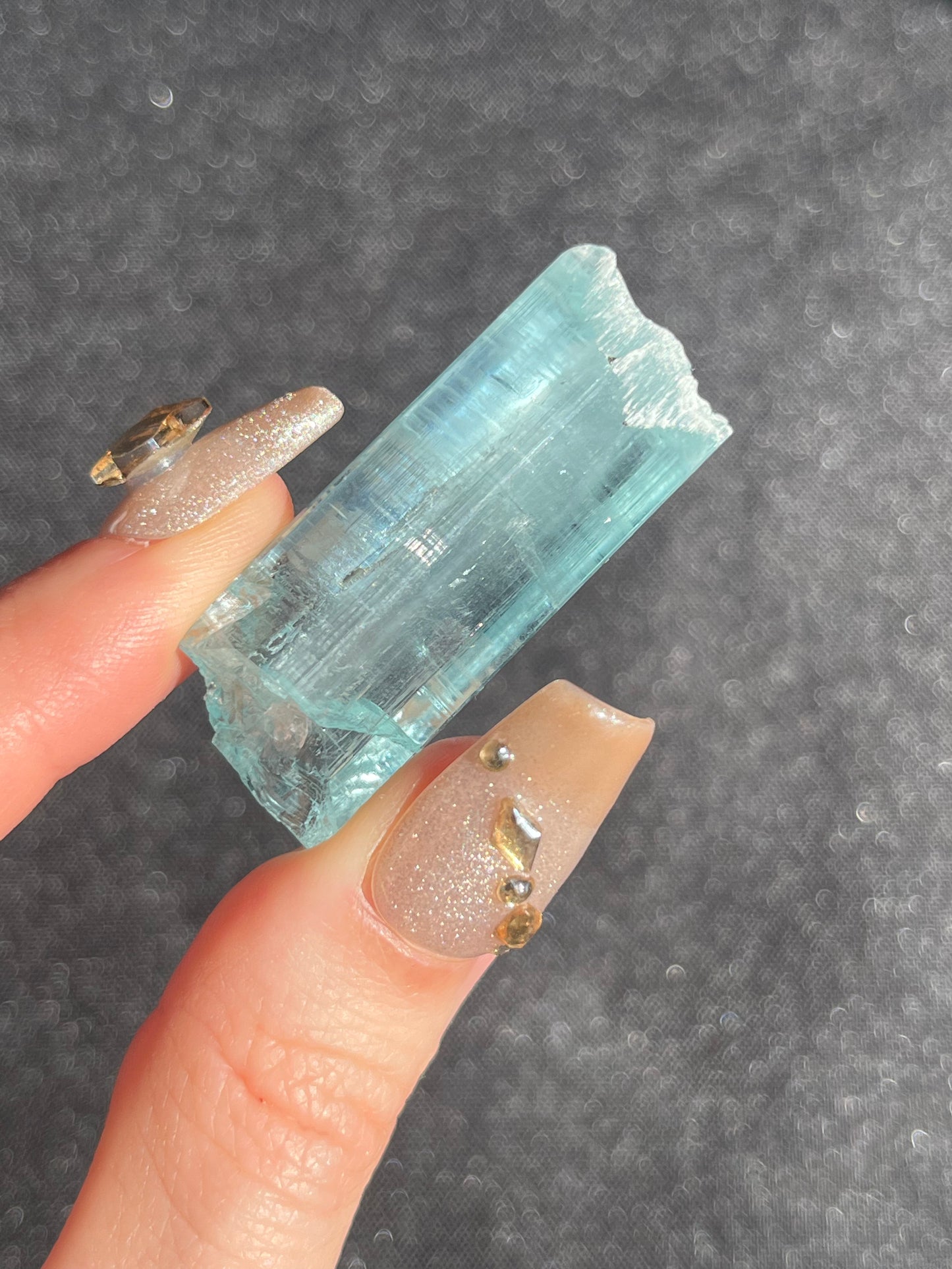 Aquamarine with Natural Etched Termination Specimen R