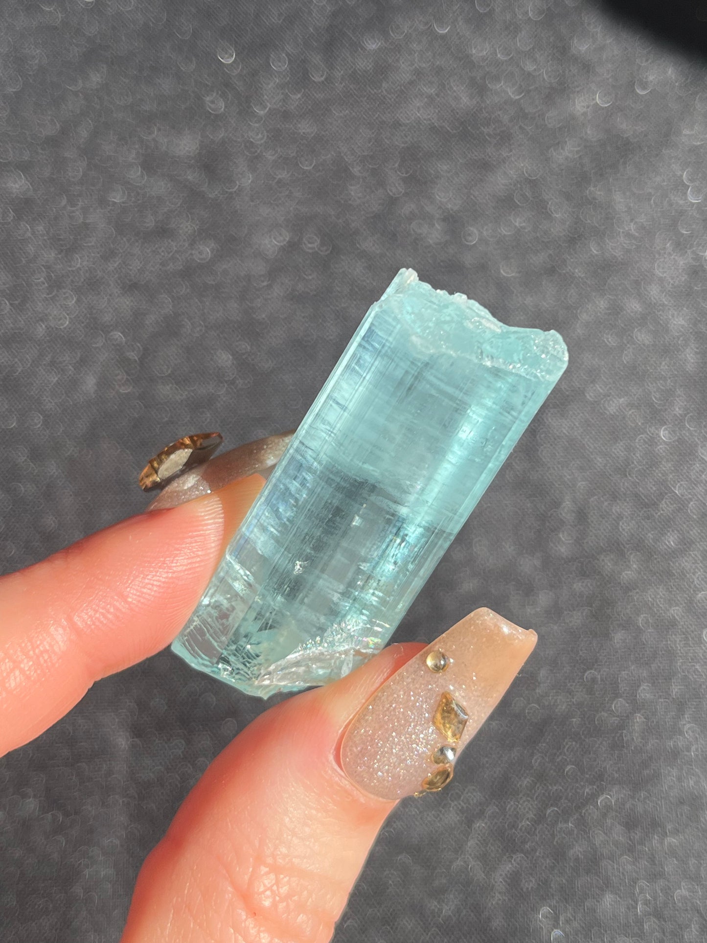 Aquamarine with Natural Etched Termination Specimen R