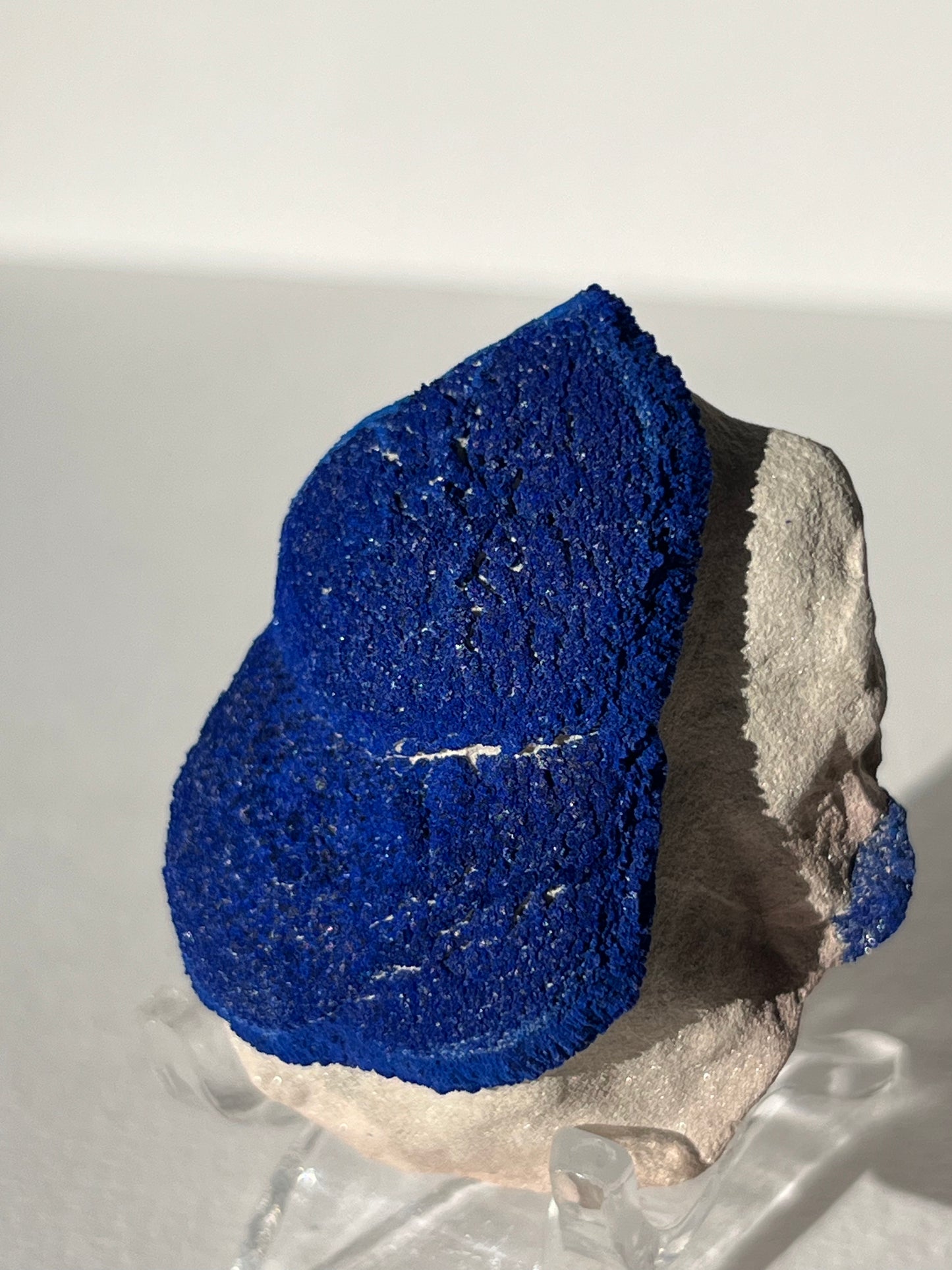 Azurite Sun on Clay Specimen M