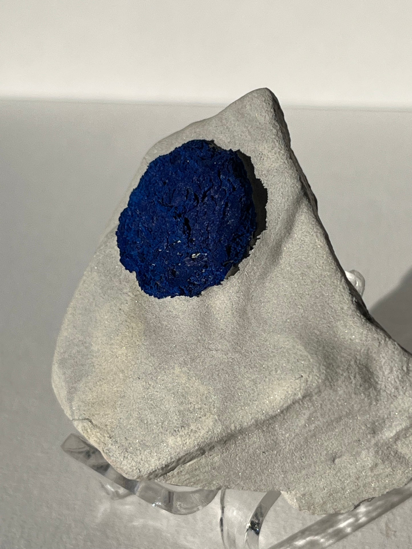 Azurite Sun on Clay Specimen N