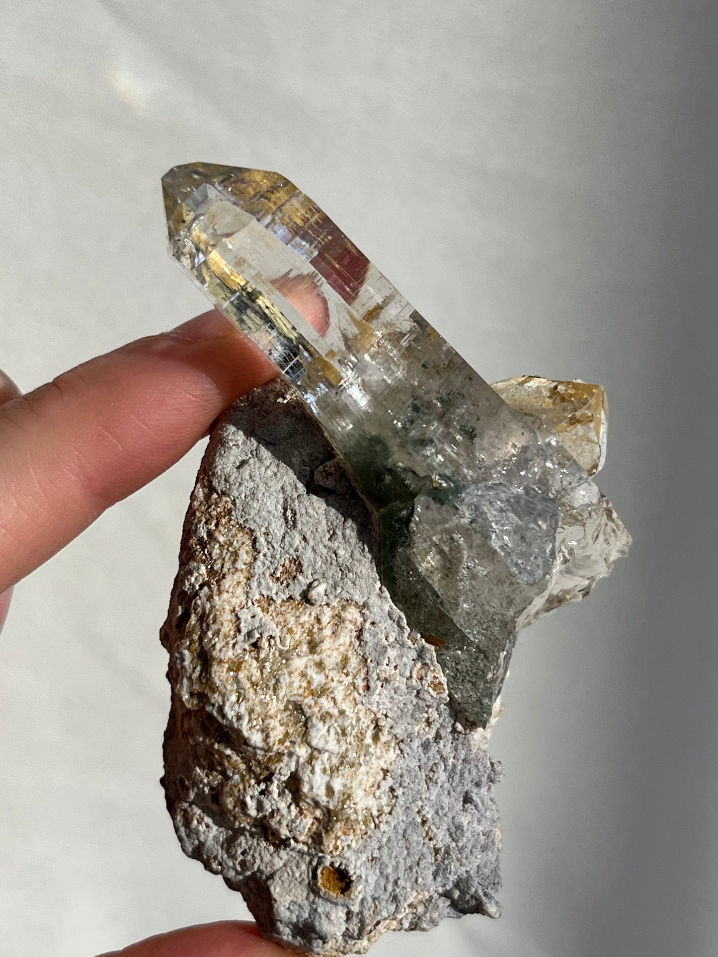 Chlorite Included Himalayan Quartz w/Muscovite #8