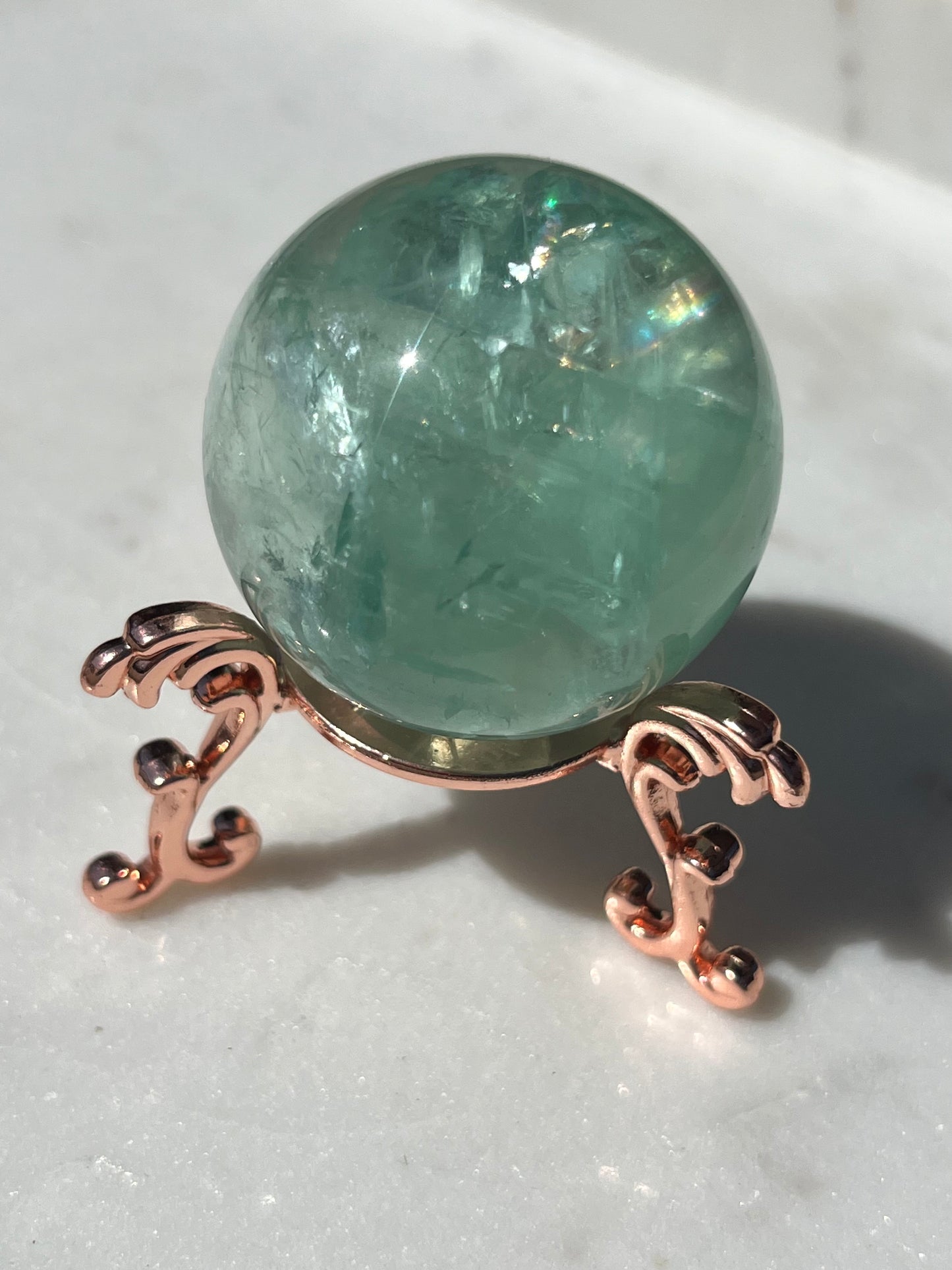 Rose Gold Opulent Sphere Stand
