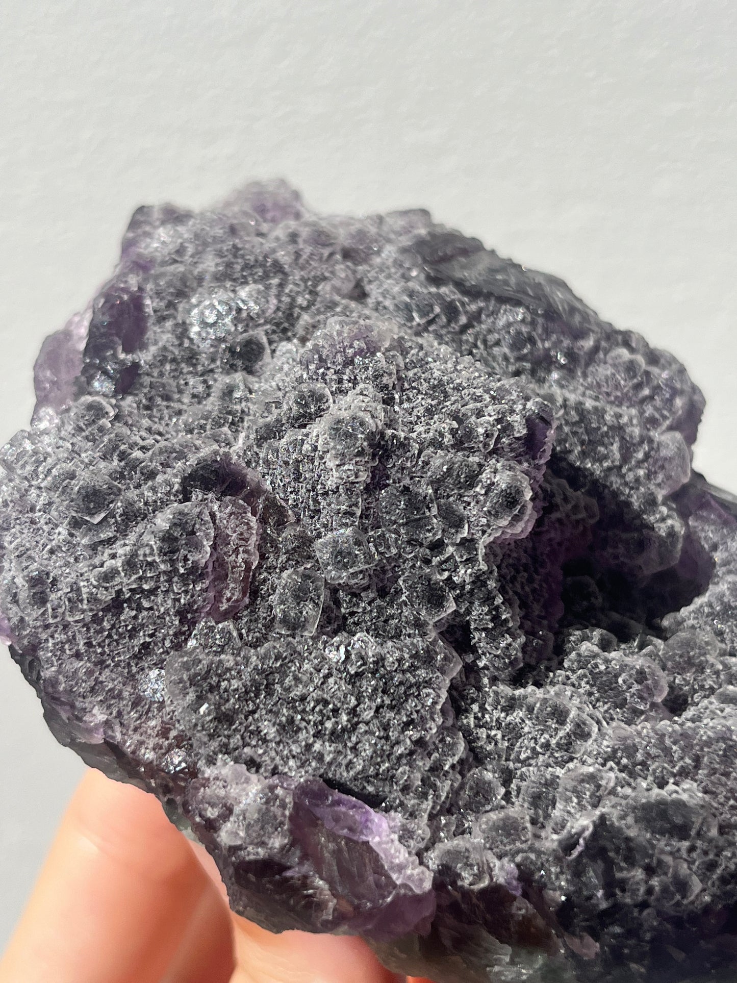 Stepped Octahedral Purple Fluorite Specimen #2