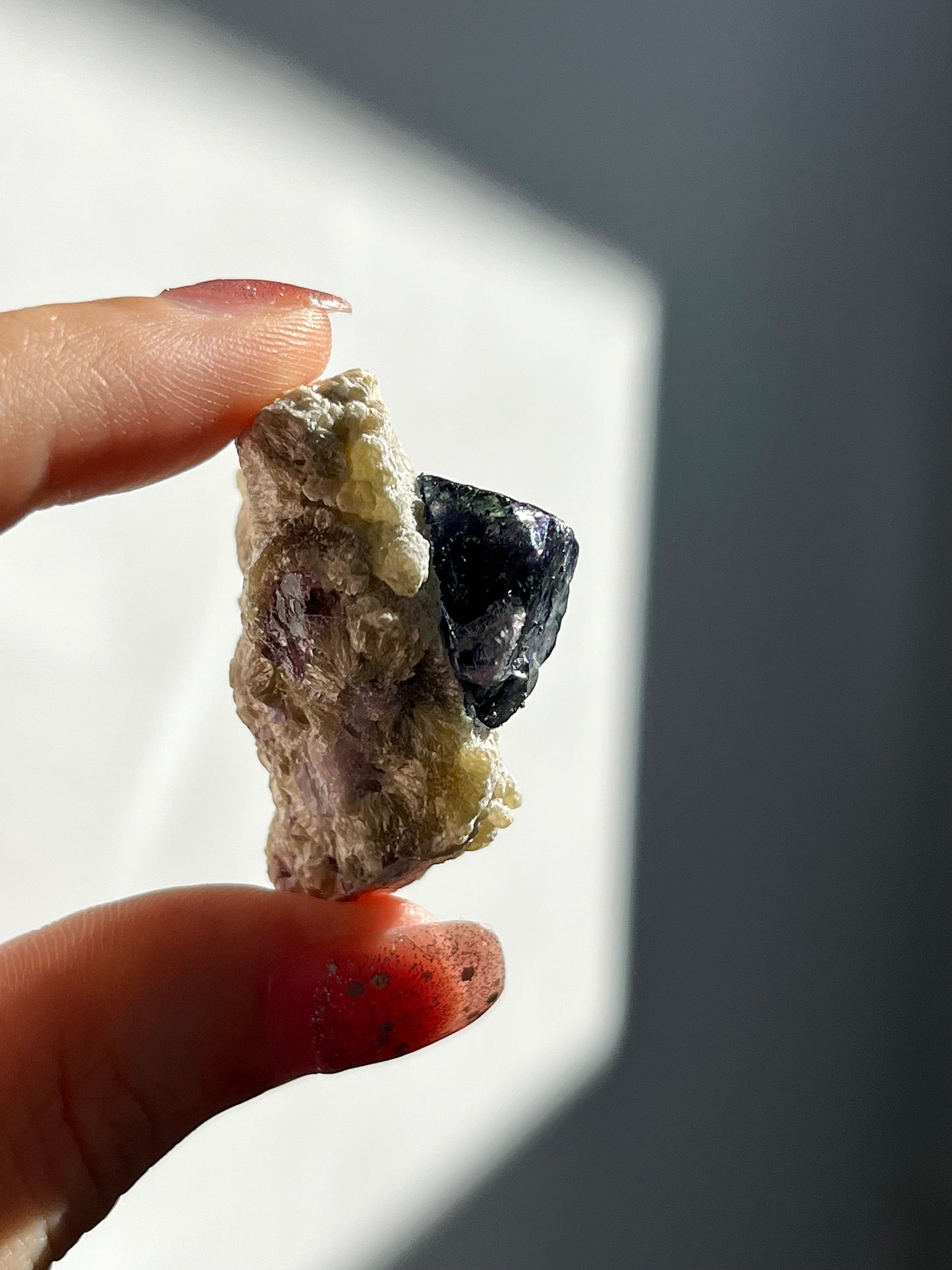 Multicolour Yindu Phantom Fluorite Specimen - some with enhydro bubbles (You Choose)