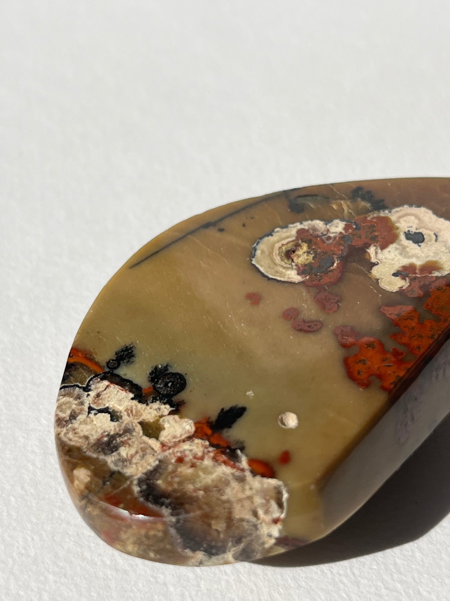 "A Night in Osaka" Batu Seniman Picture Jasper Polished Freeform with Dendritic Inclusions B (Self-Standing)