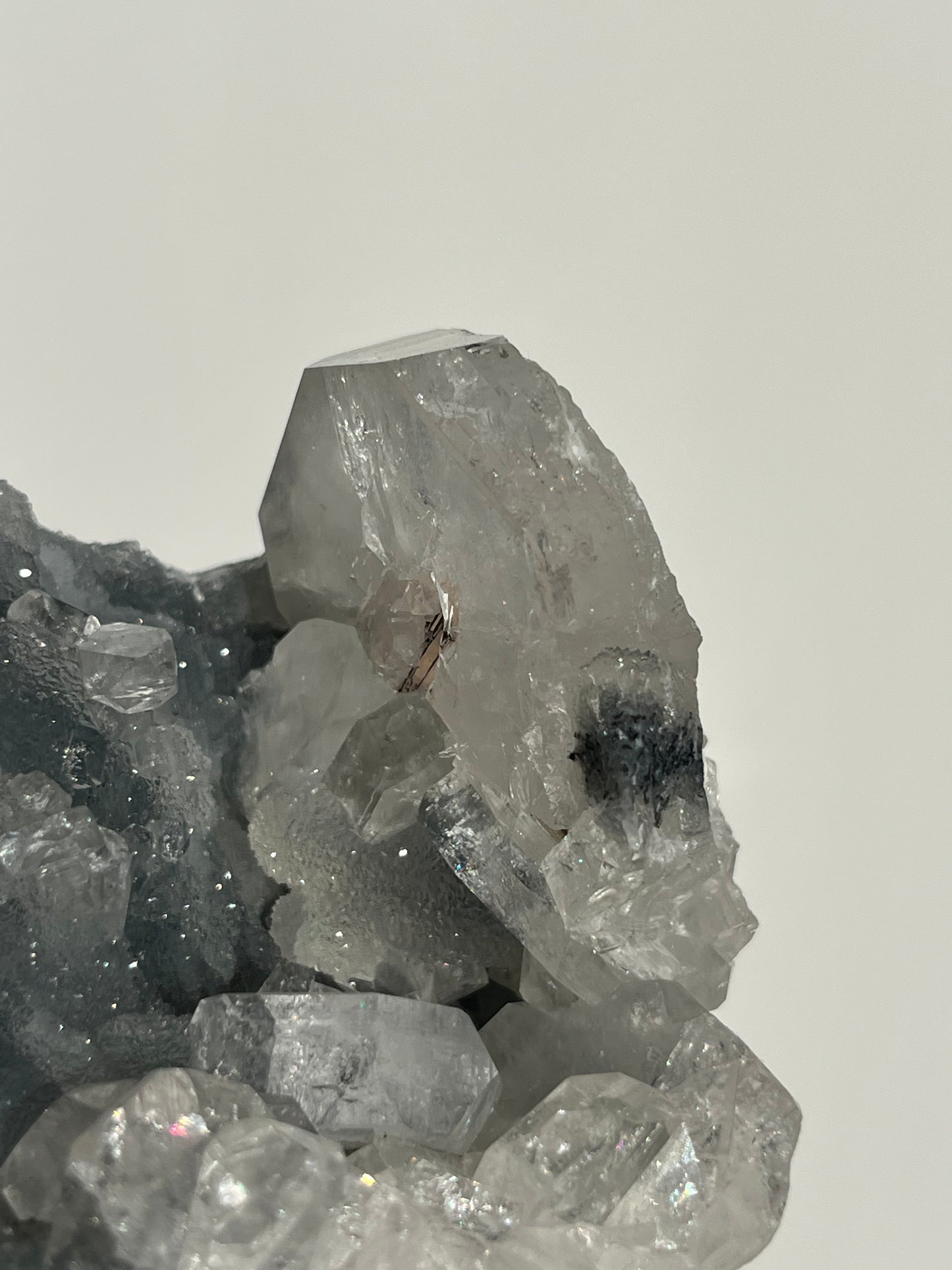 Blue Chalcedony and Apophyllite Specimen C