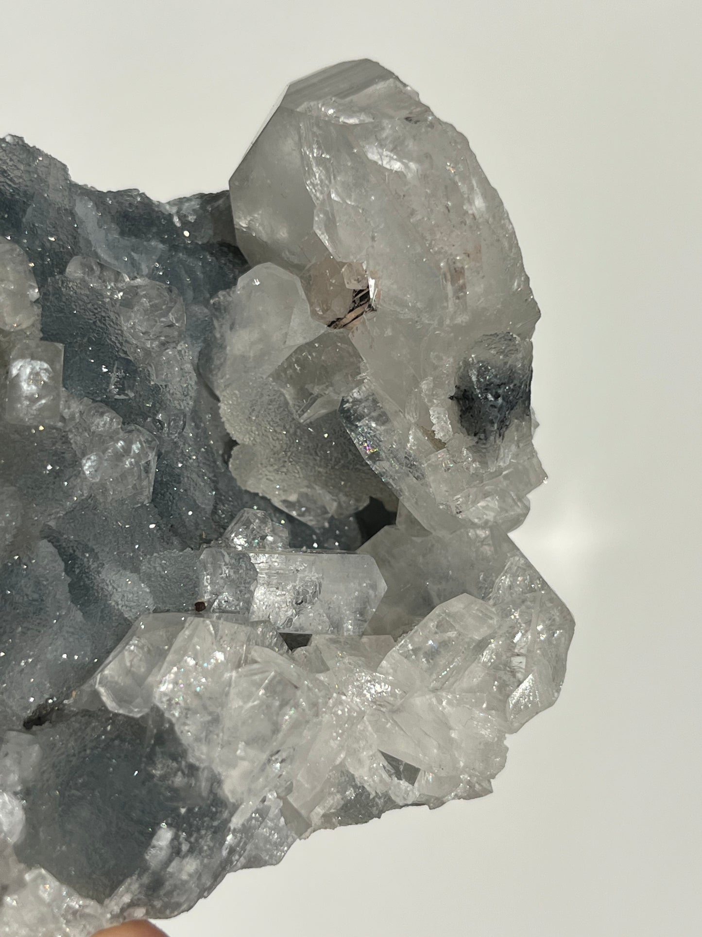 Blue Chalcedony and Apophyllite Specimen C