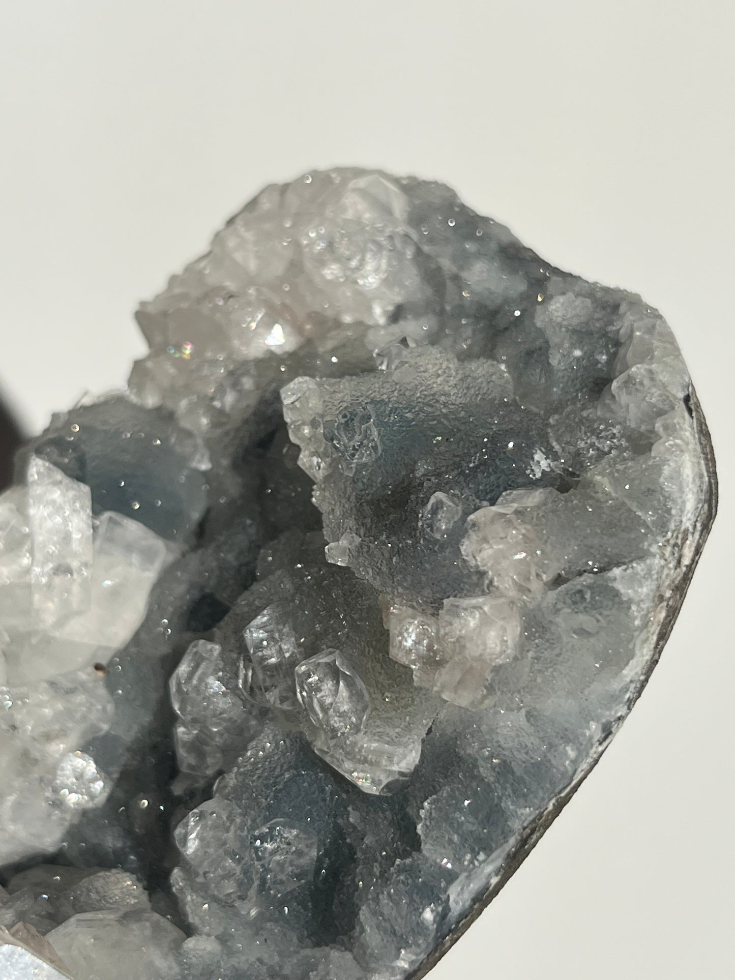 Blue Chalcedony and Apophyllite Specimen C